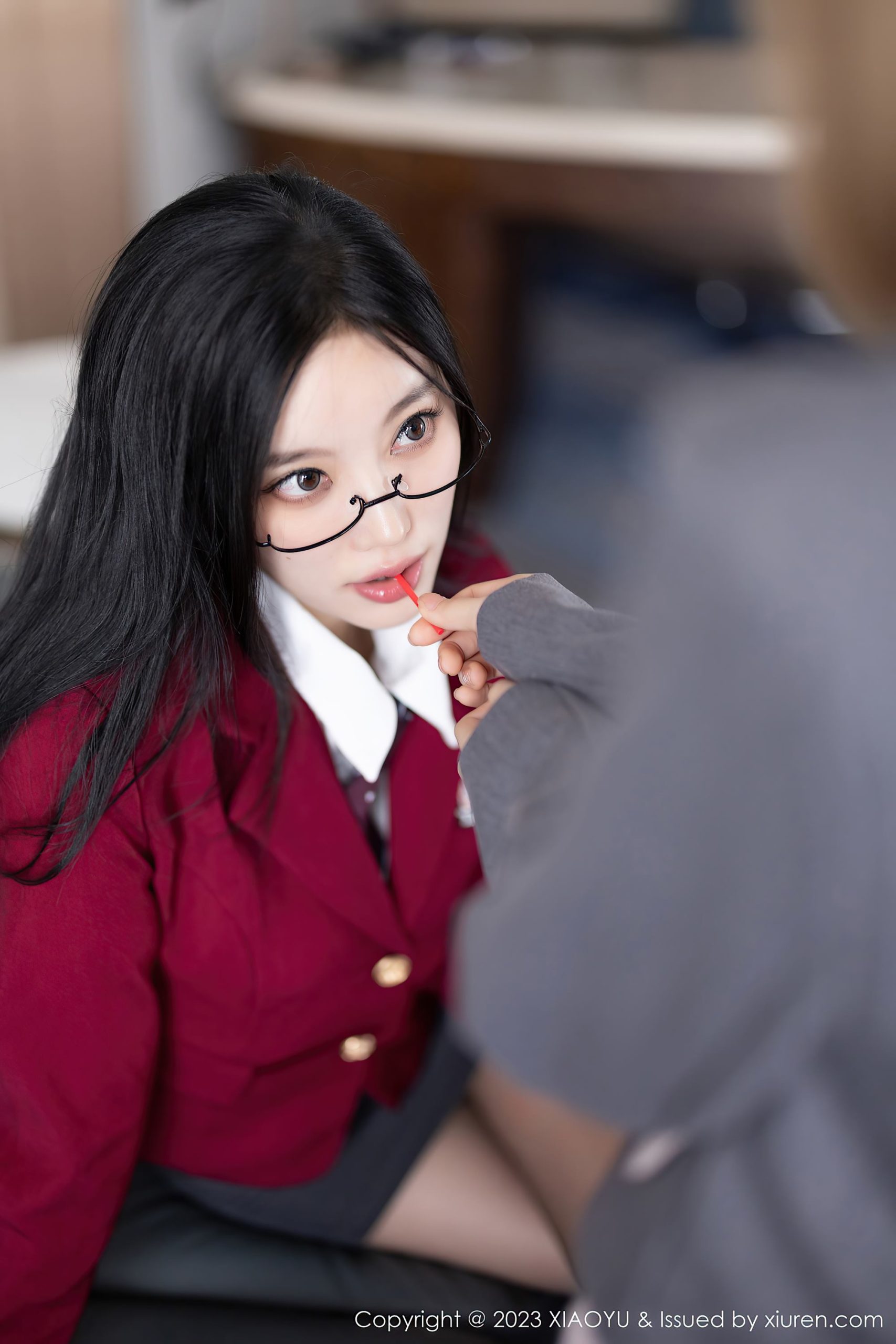 图片[35]-[XIAOYU语画界] 2023.09.28 VOL.1121 杨晨晨Yome 黑丝制服[55P] – 速更版-美库