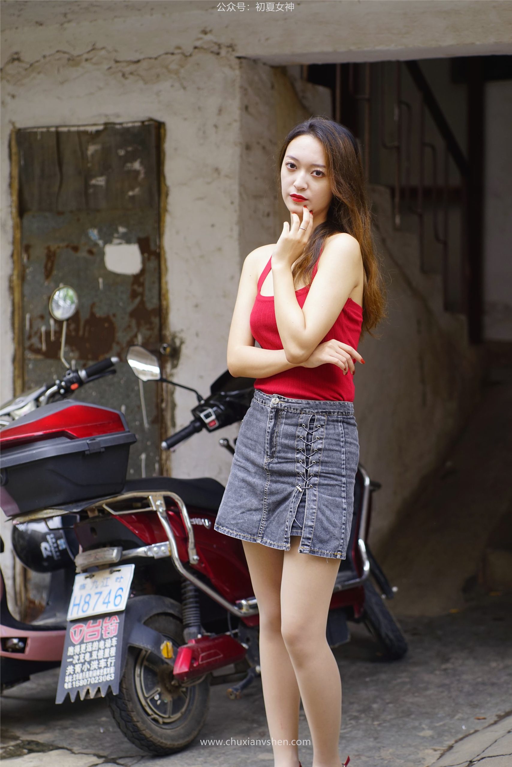 图片[95]-初夏女神 NO.058 依依 复古街头[130P] – 速更版-美库