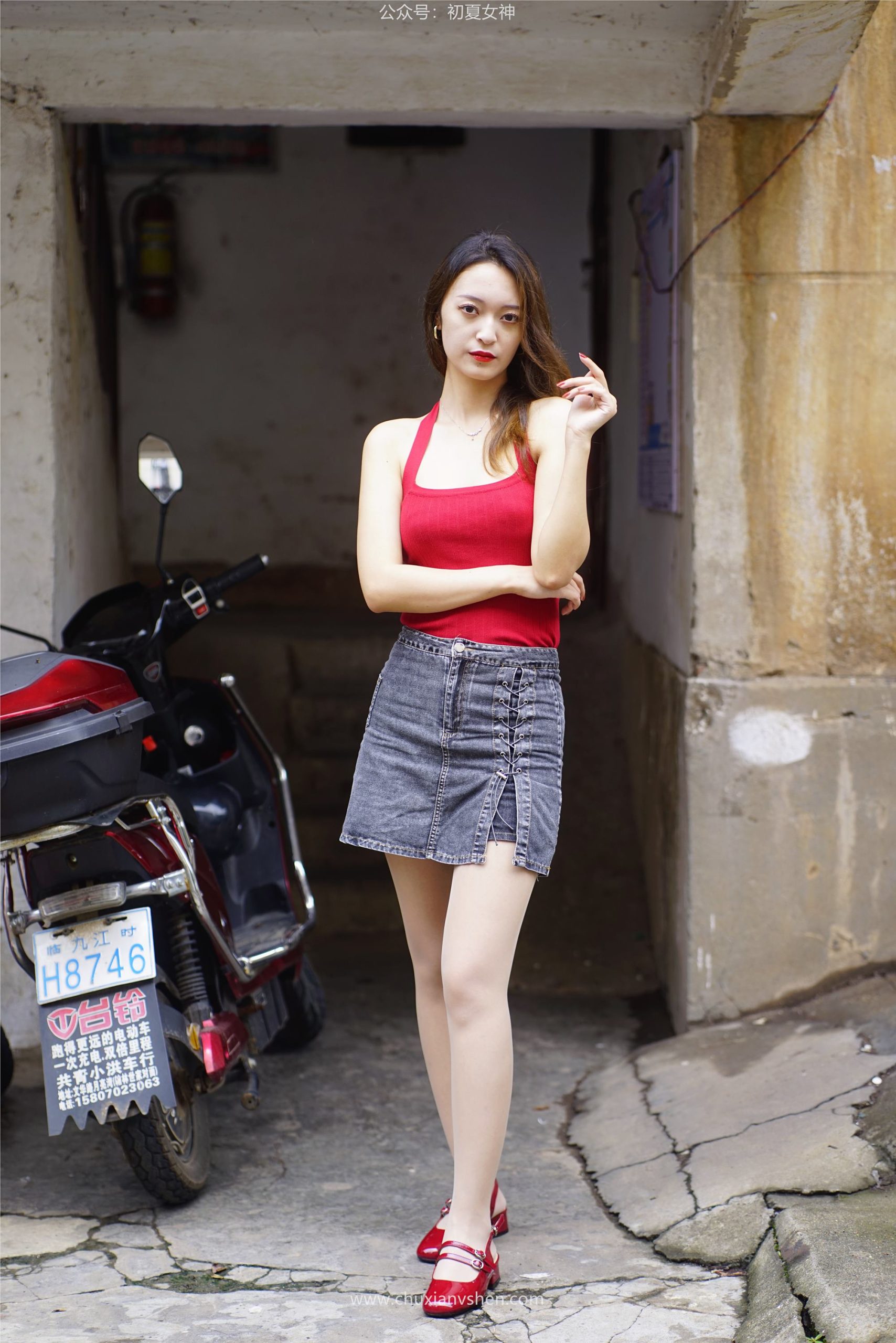 图片[97]-初夏女神 NO.058 依依 复古街头[130P] – 速更版-美库