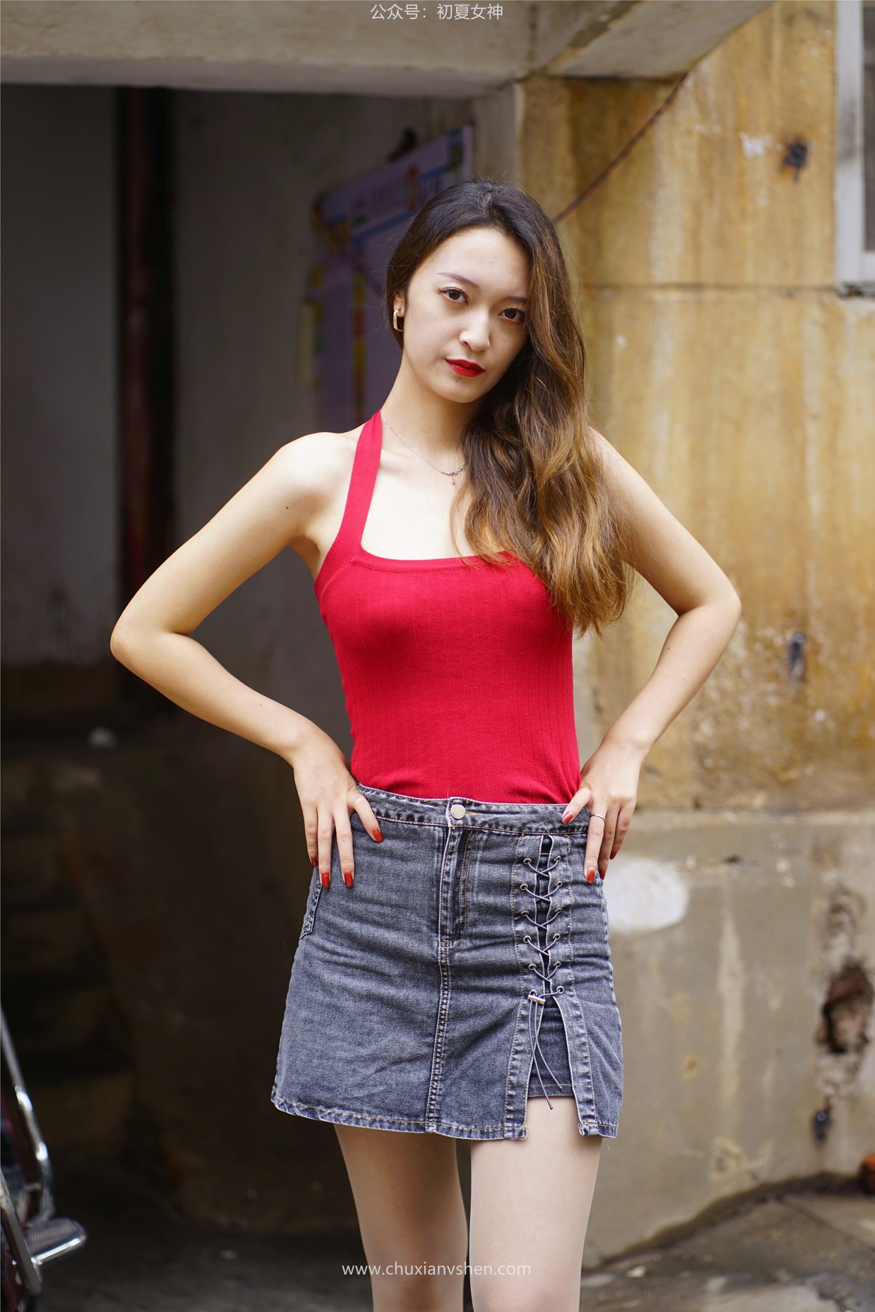 图片[101]-初夏女神 NO.058 依依 复古街头[130P] – 速更版-美库