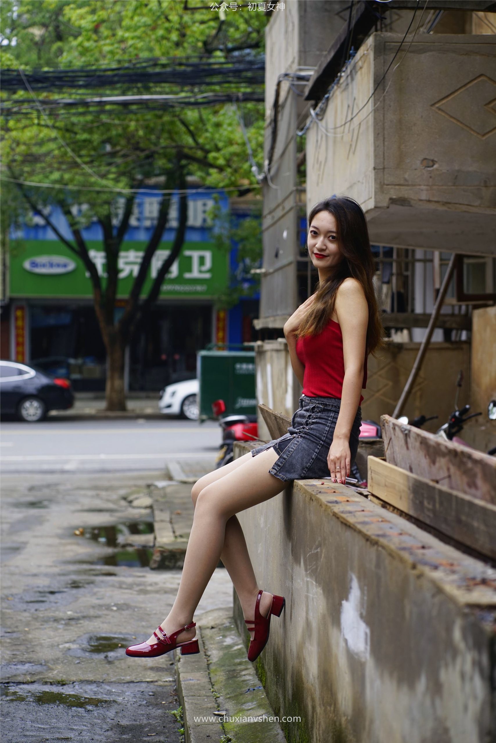 图片[109]-初夏女神 NO.058 依依 复古街头[130P] – 速更版-美库