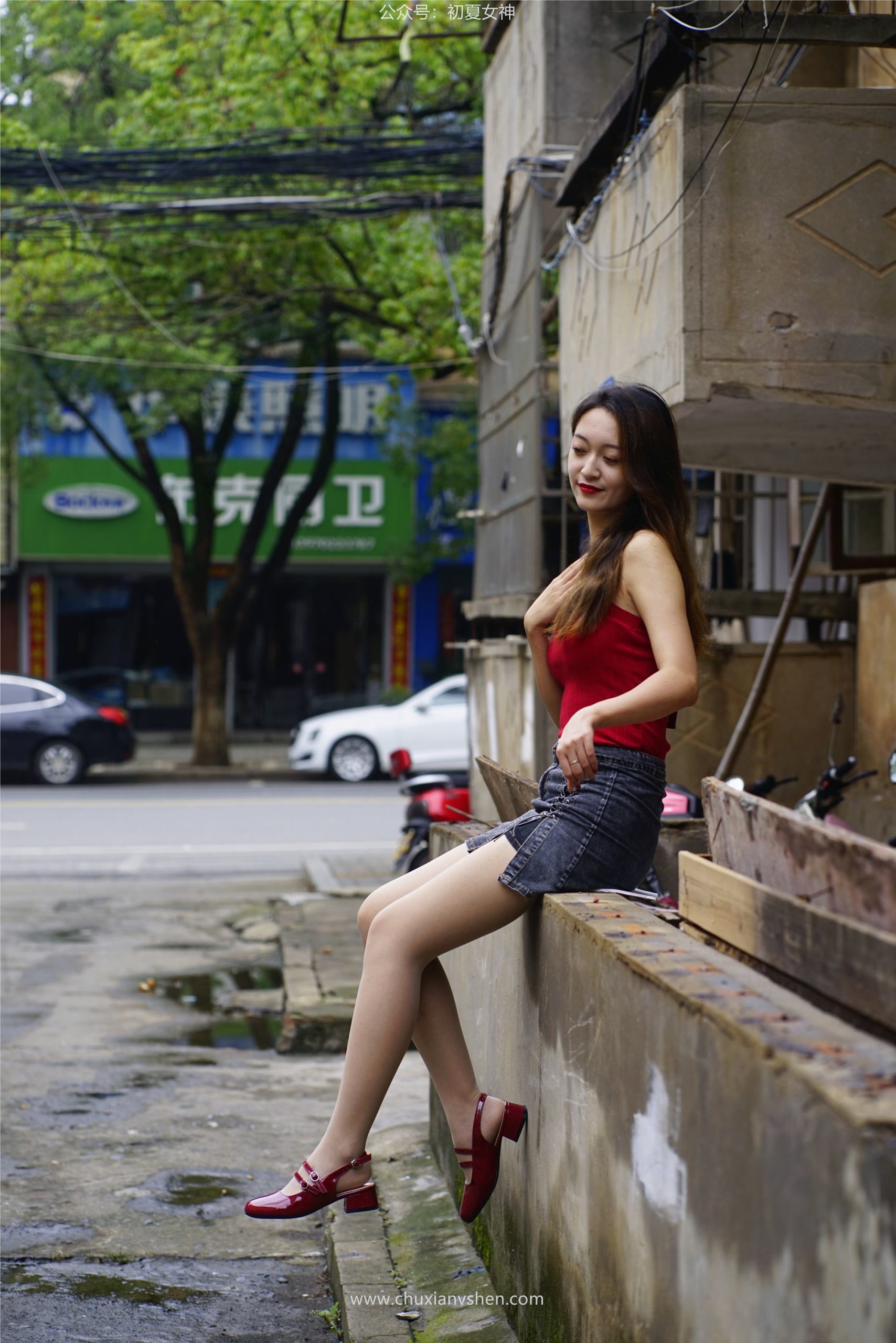 图片[110]-初夏女神 NO.058 依依 复古街头[130P] – 速更版-美库