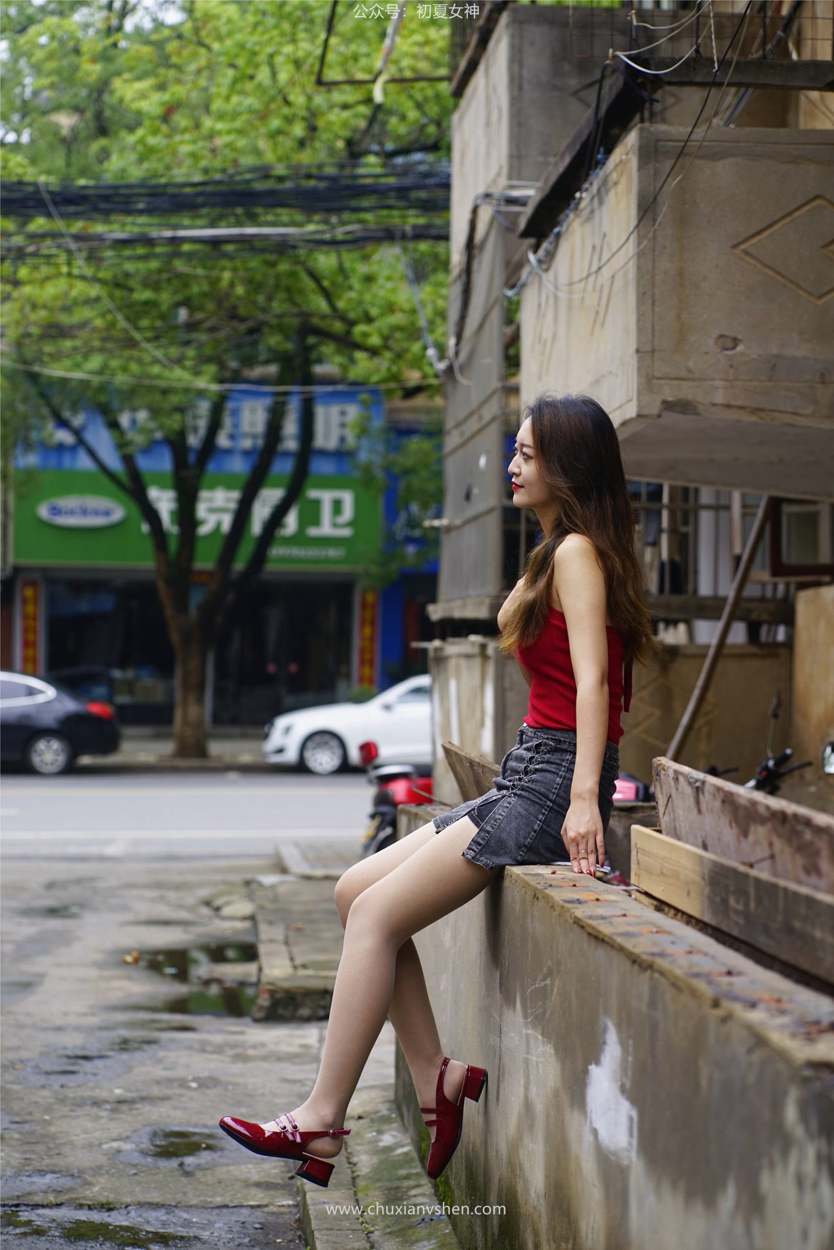 图片[112]-初夏女神 NO.058 依依 复古街头[130P] – 速更版-美库