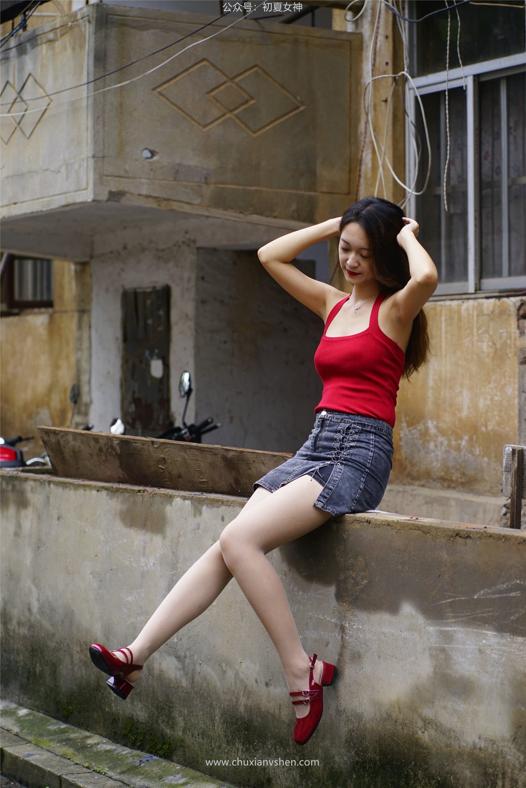 图片[114]-初夏女神 NO.058 依依 复古街头[130P] – 速更版-美库