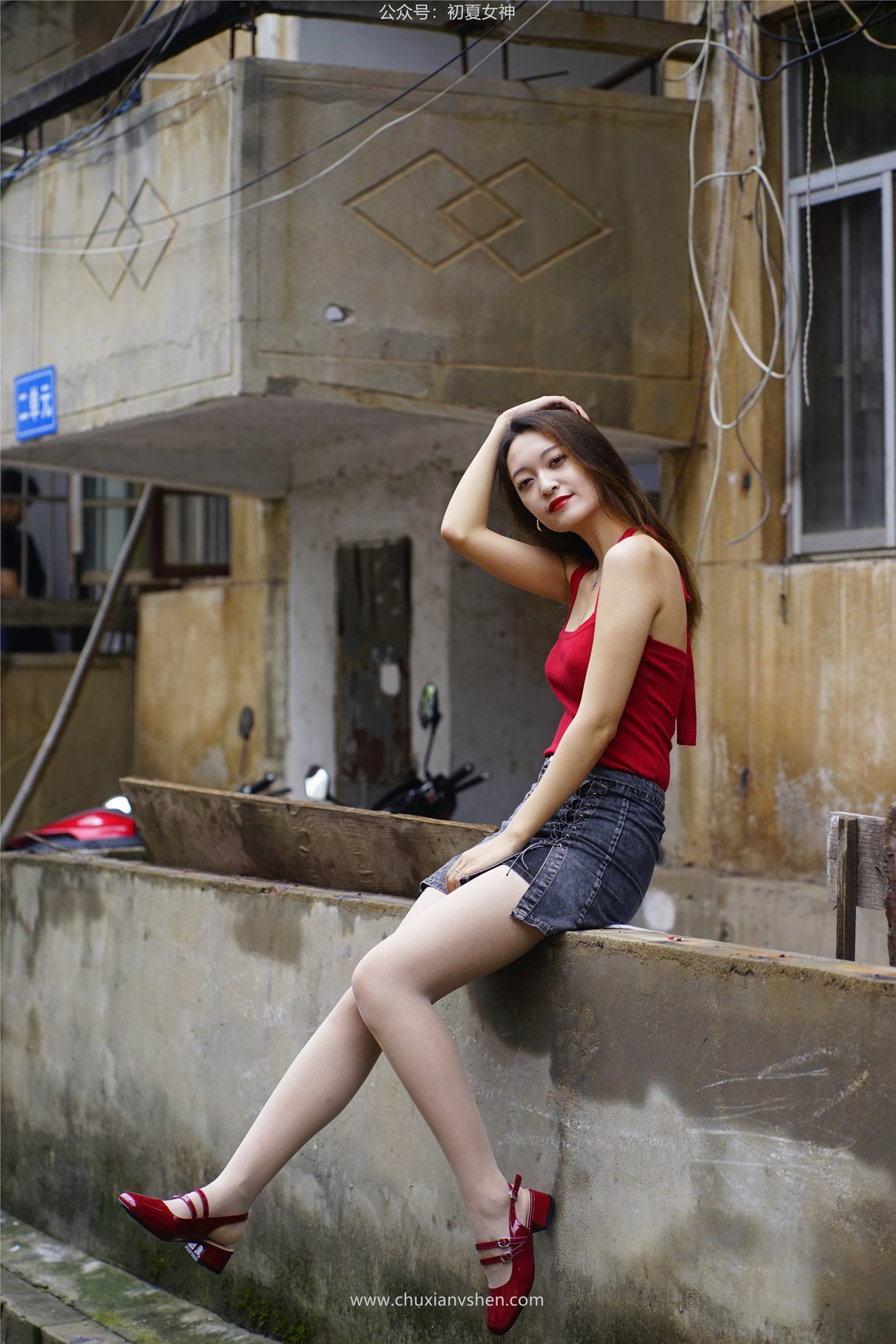 图片[116]-初夏女神 NO.058 依依 复古街头[130P] – 速更版-美库