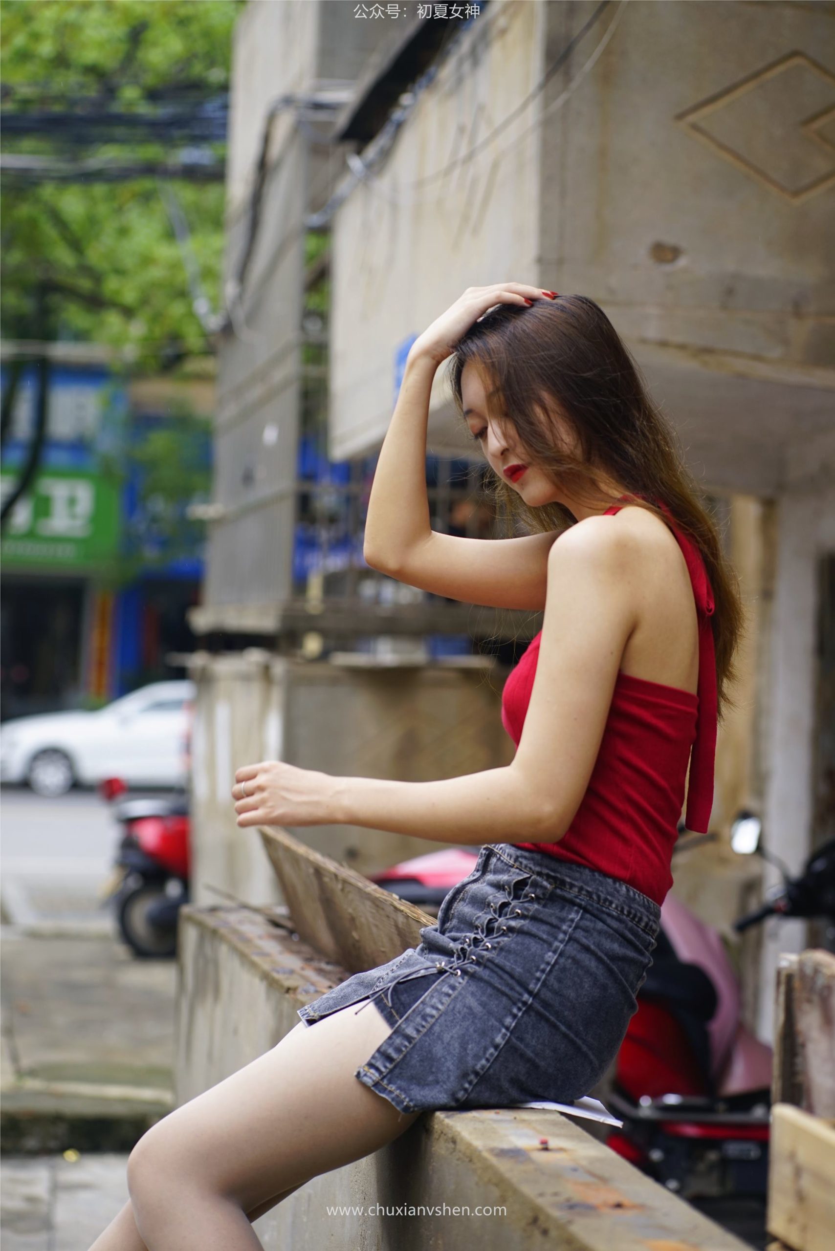 图片[117]-初夏女神 NO.058 依依 复古街头[130P] – 速更版-美库