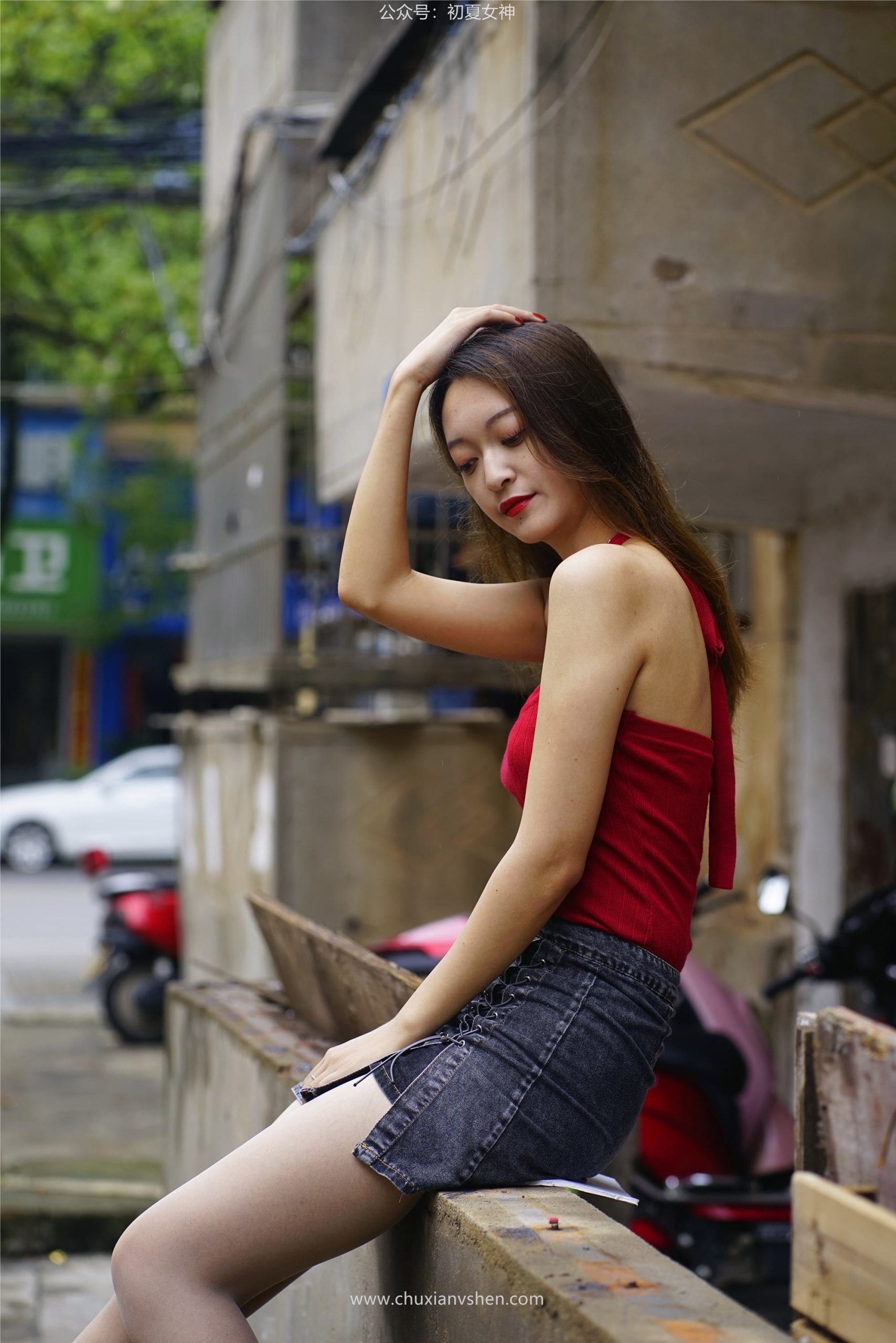 图片[118]-初夏女神 NO.058 依依 复古街头[130P] – 速更版-美库