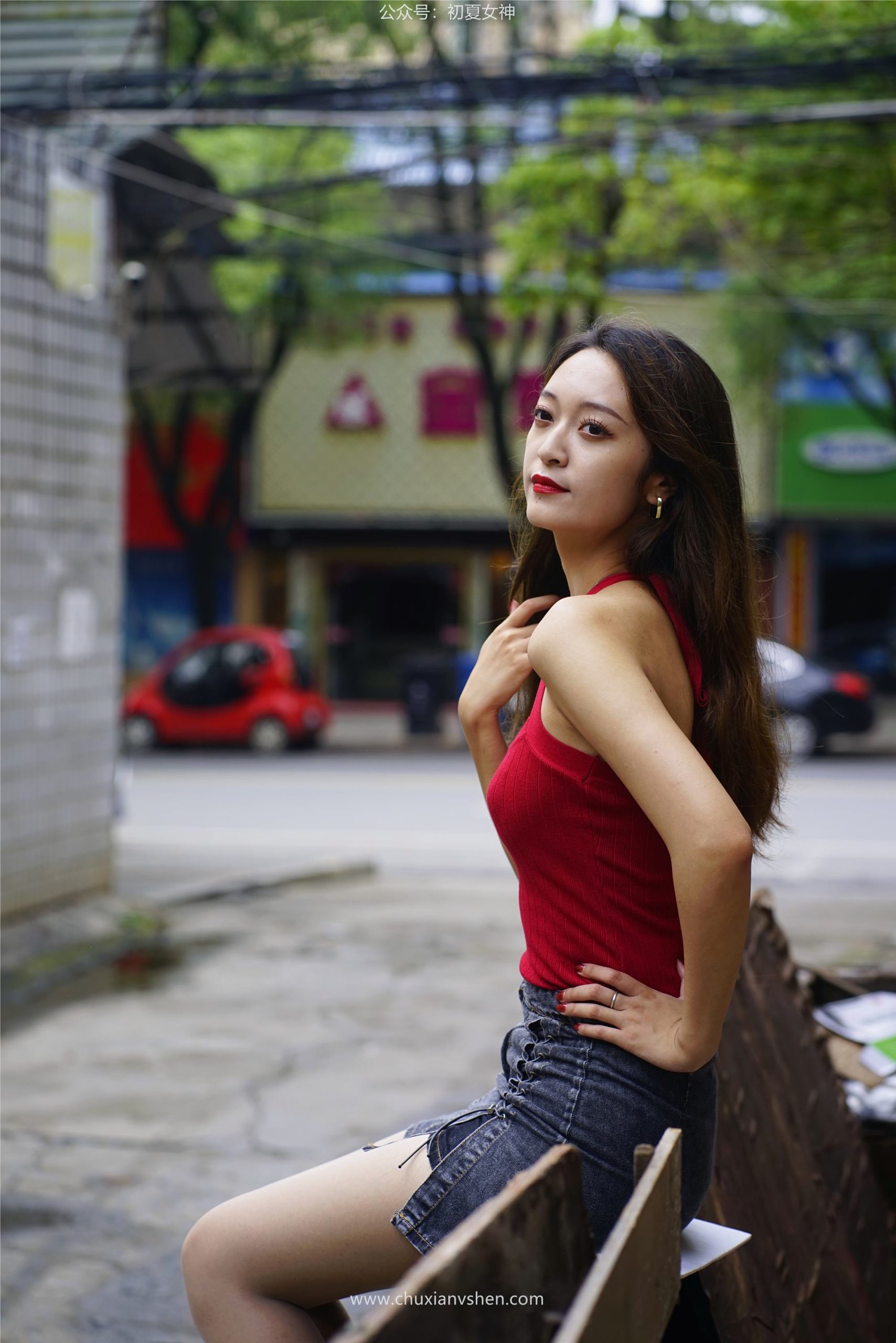 图片[120]-初夏女神 NO.058 依依 复古街头[130P] – 速更版-美库