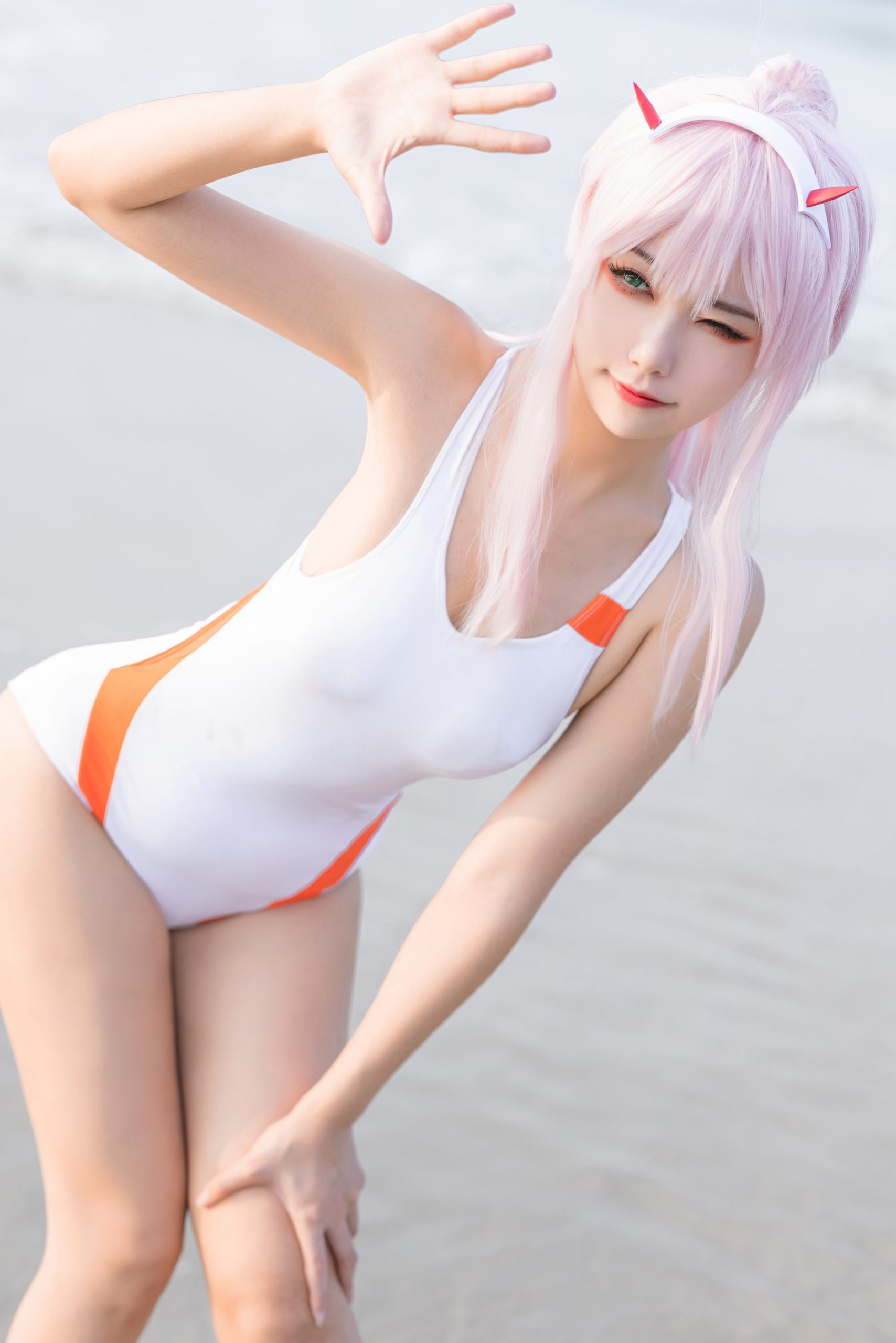 图片[10]-Momoko葵葵 – DARLING in the FRANXX 泳装[20P] – 速更版-美库