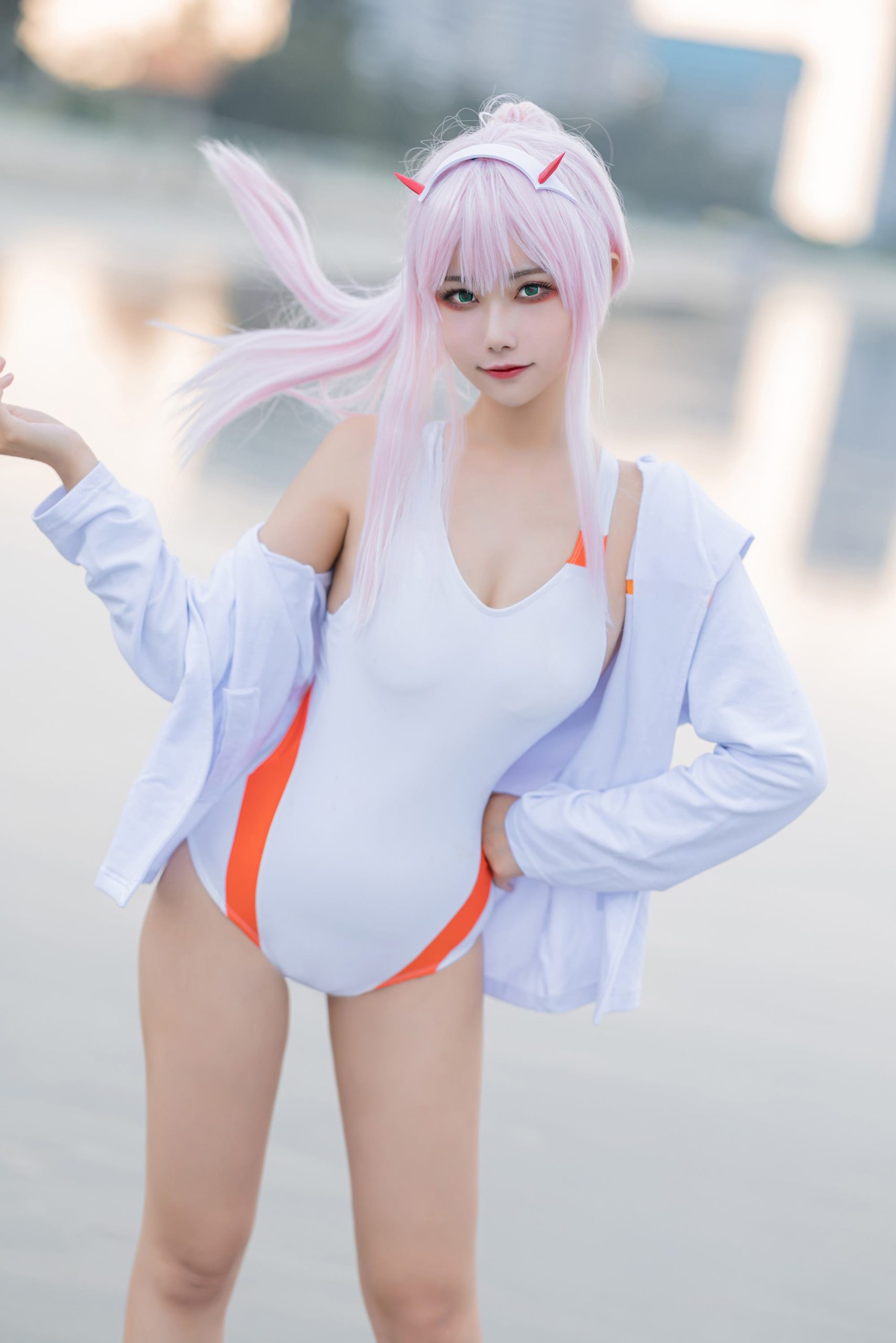 图片[11]-Momoko葵葵 – DARLING in the FRANXX 泳装[20P] – 速更版-美库