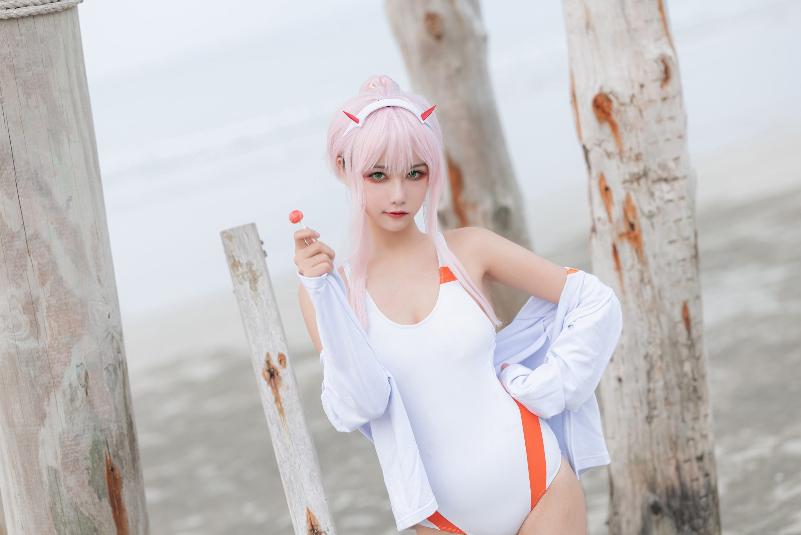 图片[21]-Momoko葵葵 – DARLING in the FRANXX 泳装[20P] – 速更版-美库