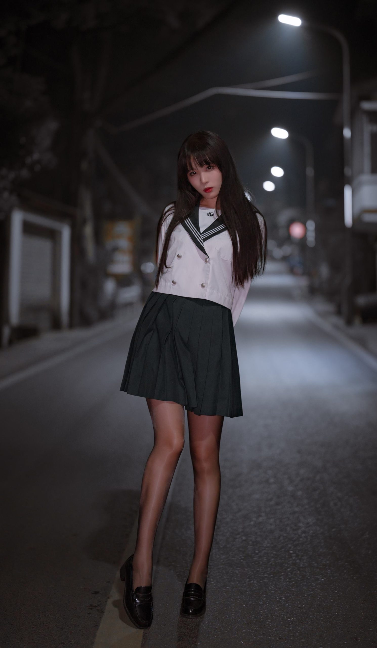 图片[16]-轩萧学姐 – 公路JK[21P] – 速更版-美库