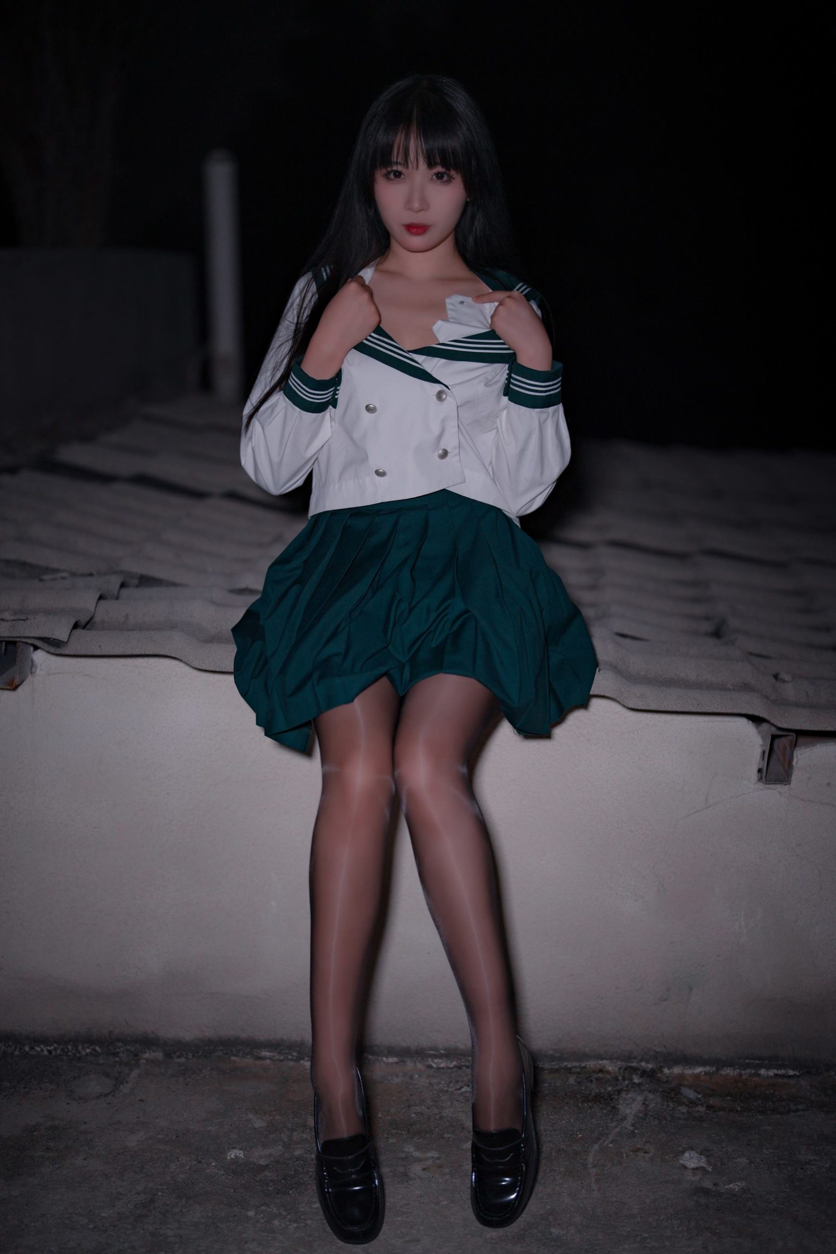 图片[10]-轩萧学姐 – 公路JK[21P] – 速更版-美库