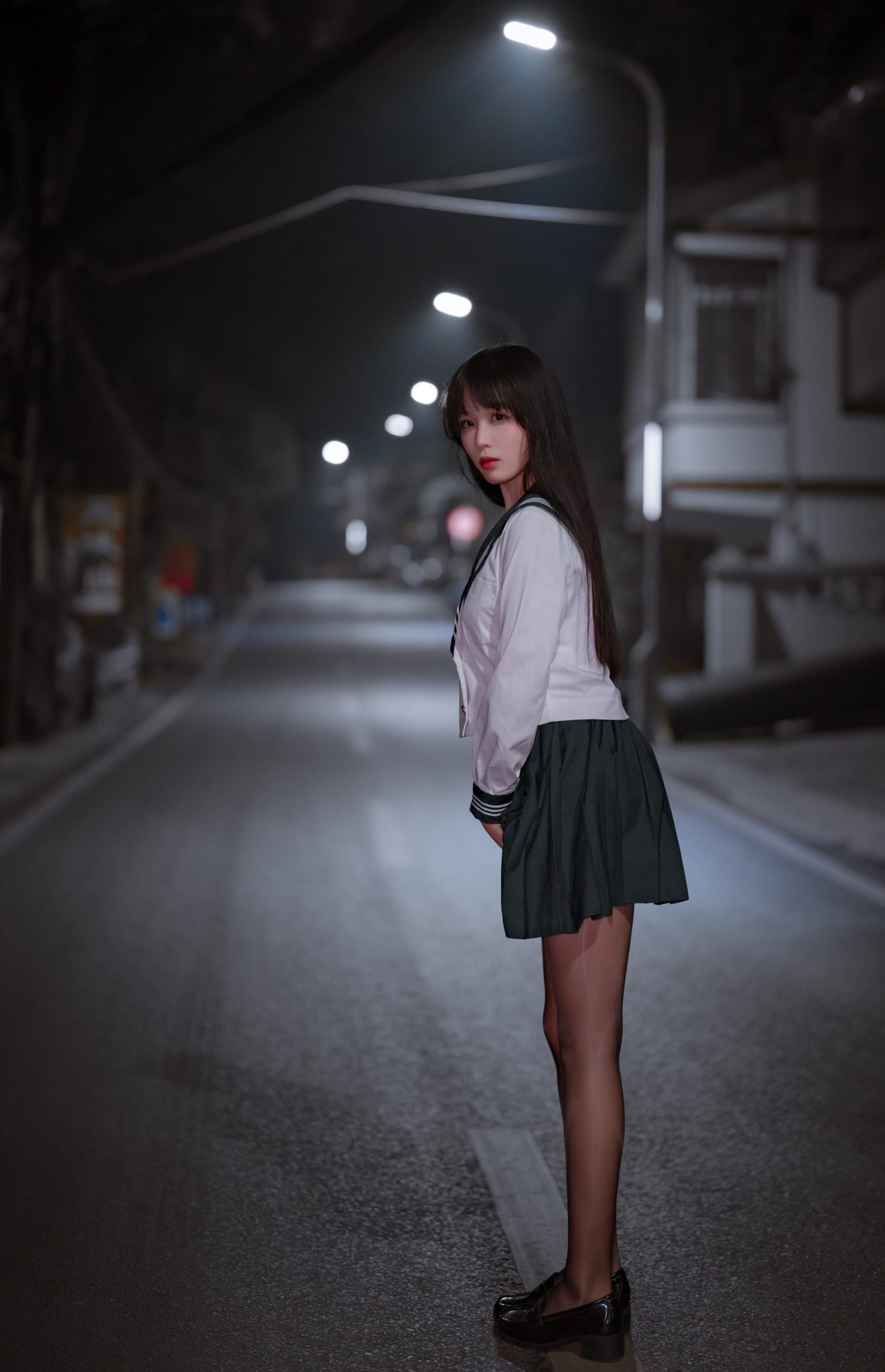 图片[22]-轩萧学姐 – 公路JK[21P] – 速更版-美库