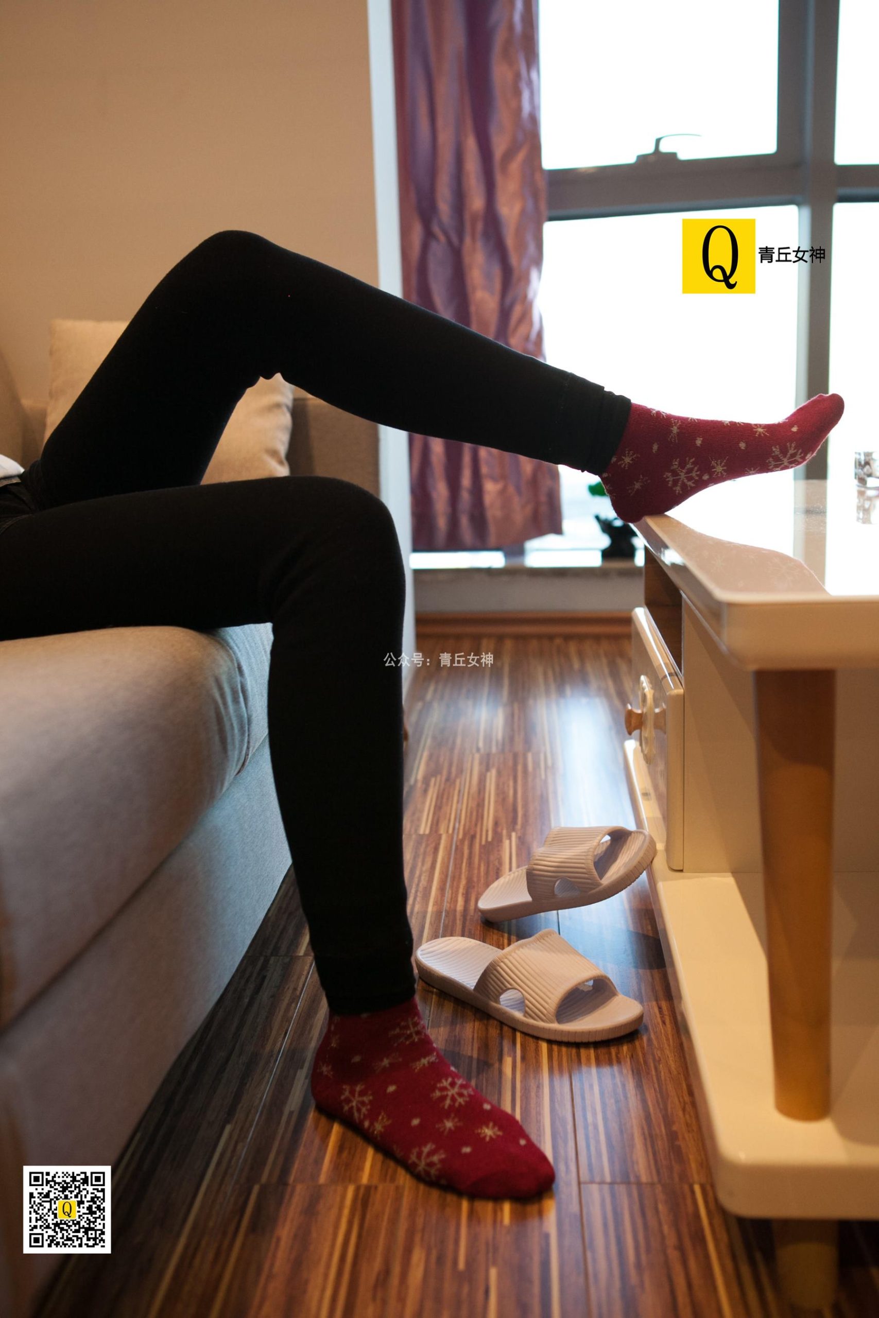图片[10]-[青丘女神] 082 2017.12.24 秋秋 居家棉袜过圣诞 [66P] – 速更版-美库