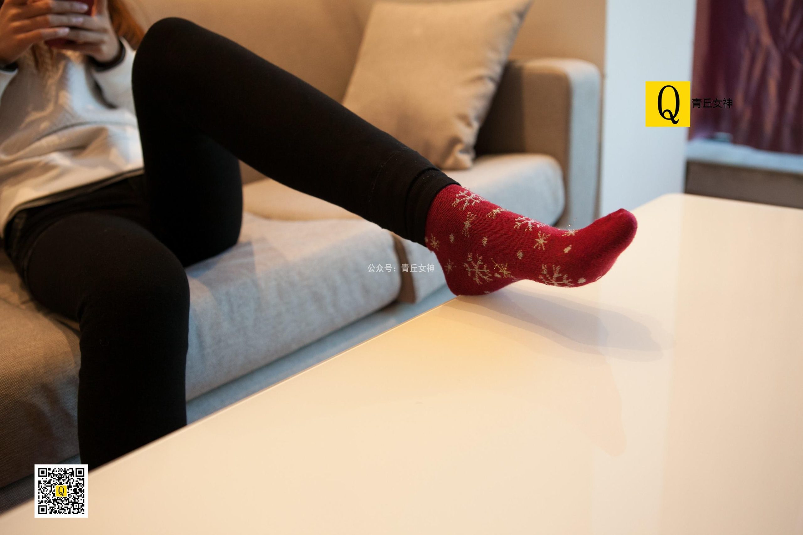 图片[11]-[青丘女神] 082 2017.12.24 秋秋 居家棉袜过圣诞 [66P] – 速更版-美库