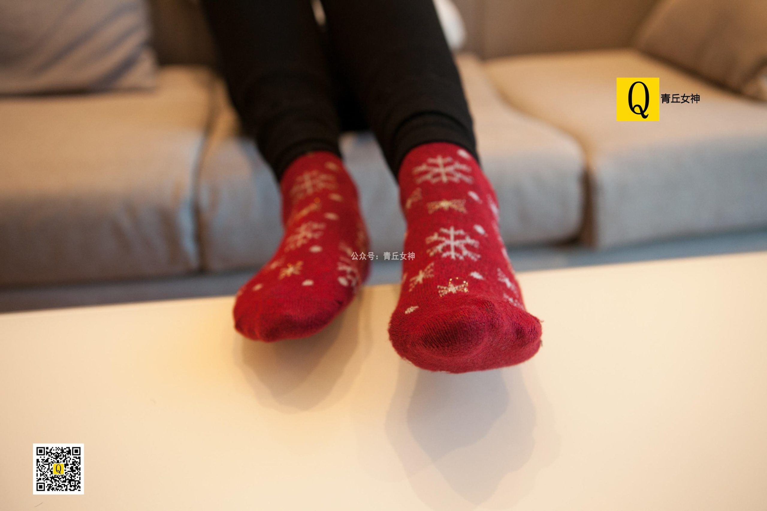 图片[13]-[青丘女神] 082 2017.12.24 秋秋 居家棉袜过圣诞 [66P] – 速更版-美库