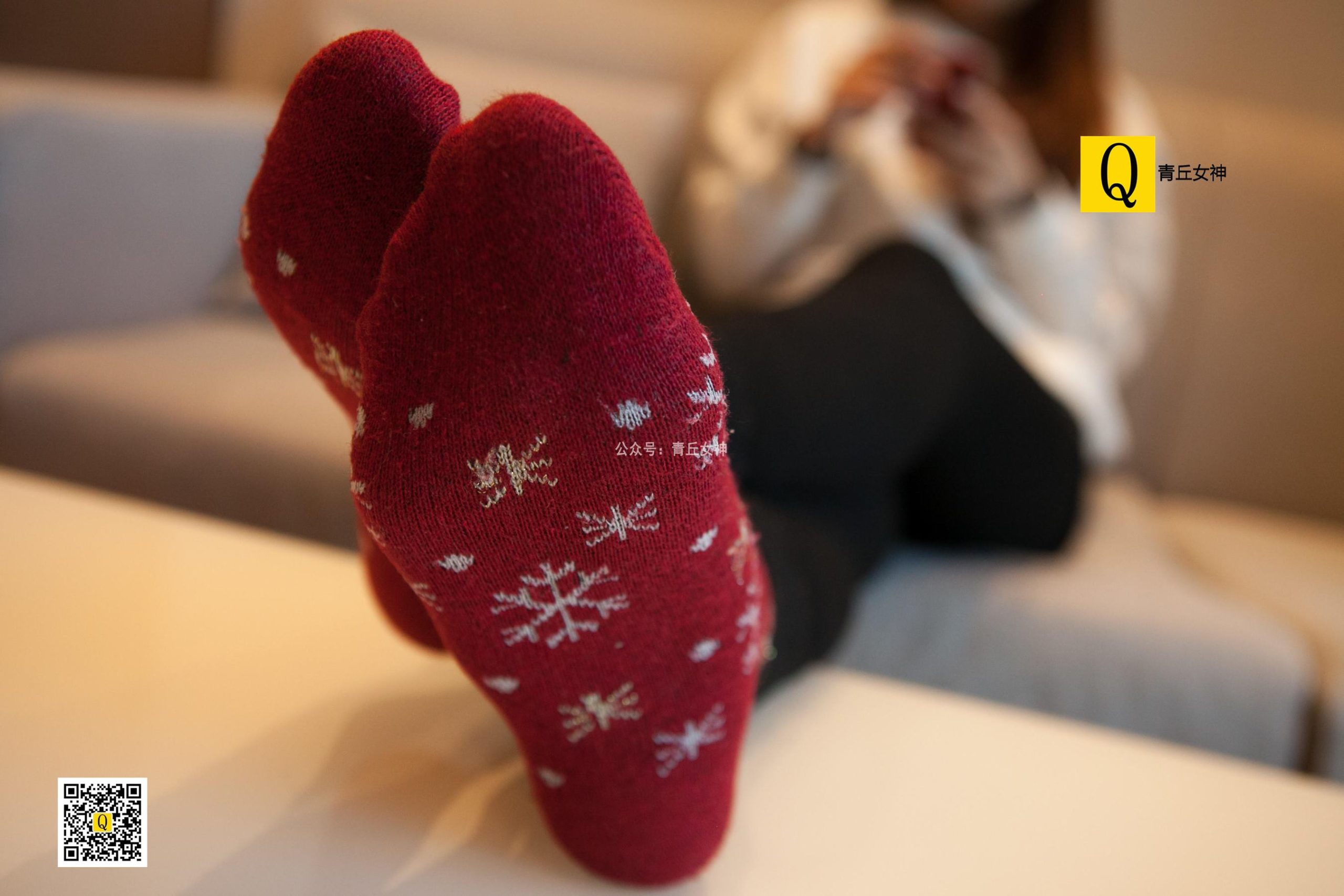 图片[16]-[青丘女神] 082 2017.12.24 秋秋 居家棉袜过圣诞 [66P] – 速更版-美库