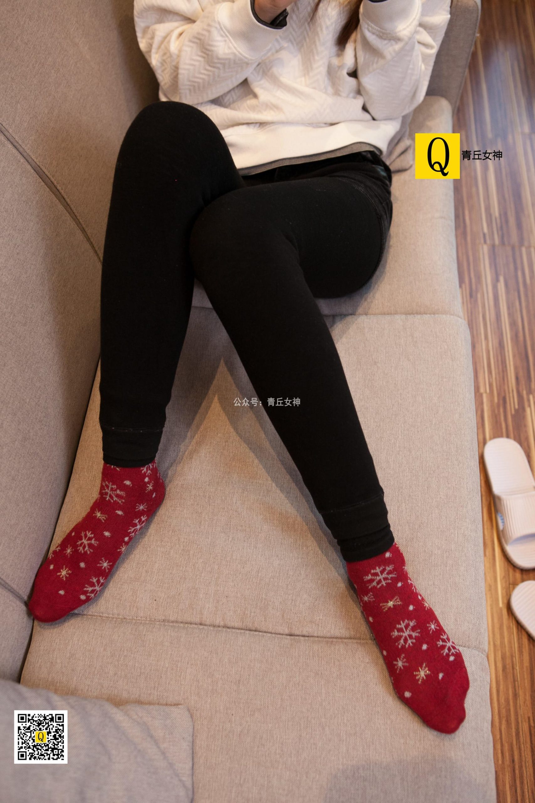 图片[21]-[青丘女神] 082 2017.12.24 秋秋 居家棉袜过圣诞 [66P] – 速更版-美库