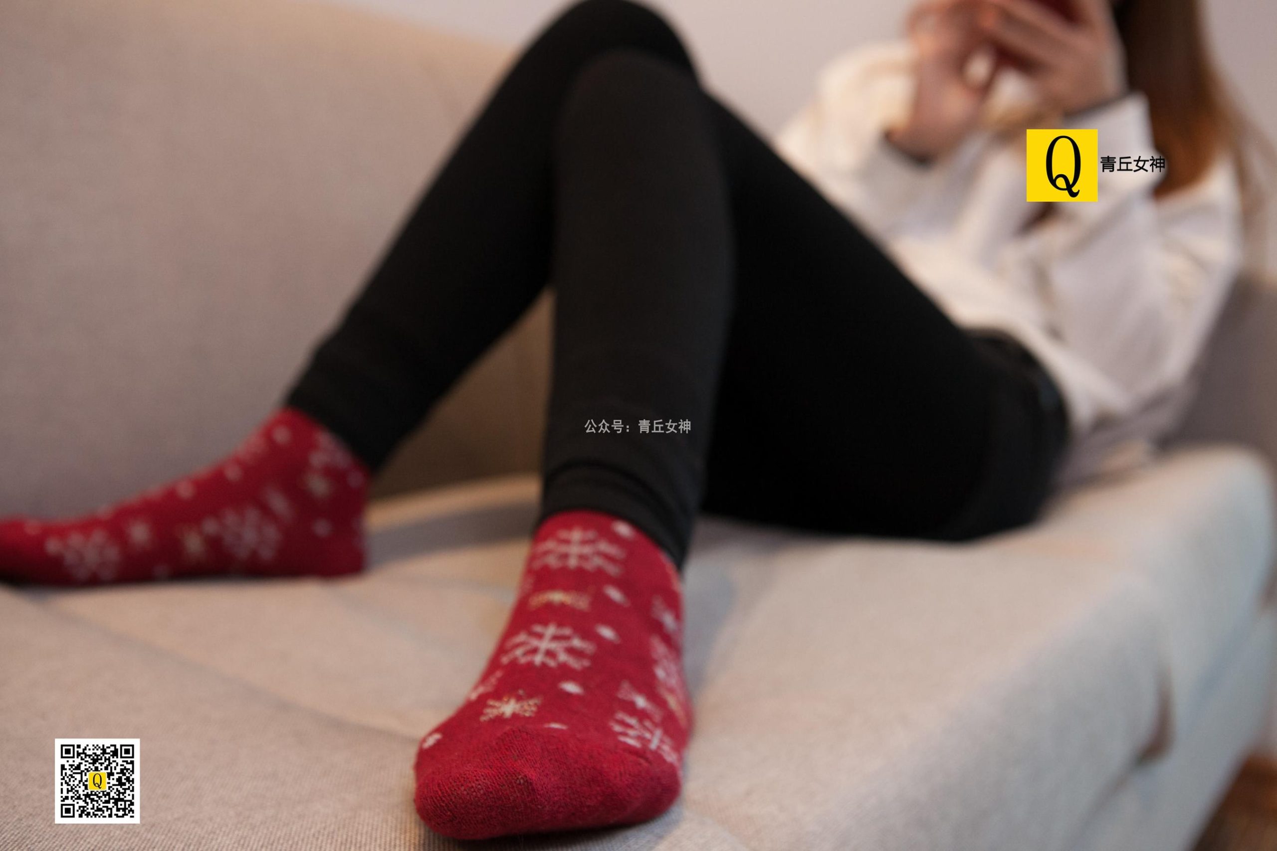 图片[22]-[青丘女神] 082 2017.12.24 秋秋 居家棉袜过圣诞 [66P] – 速更版-美库