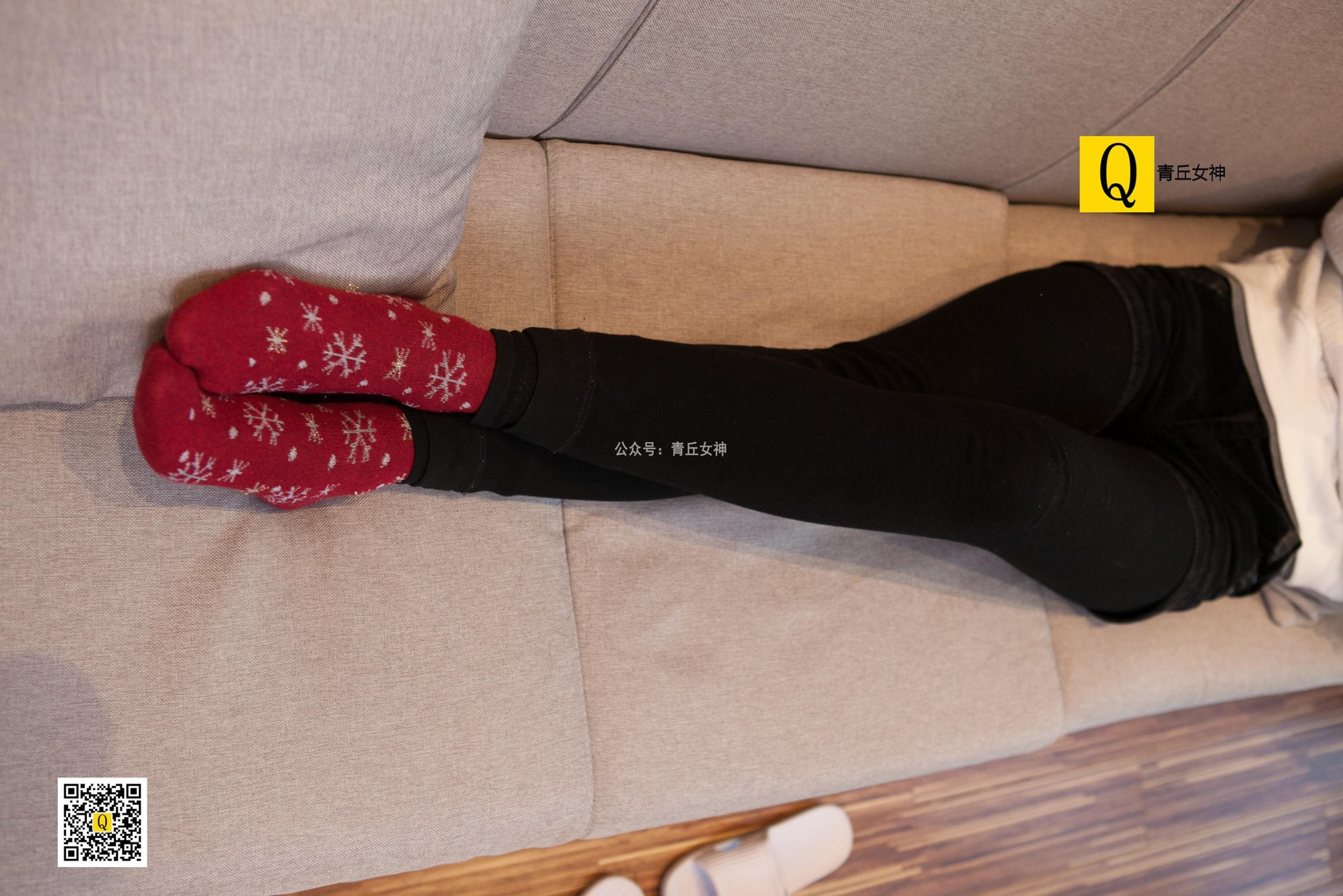 图片[23]-[青丘女神] 082 2017.12.24 秋秋 居家棉袜过圣诞 [66P] – 速更版-美库