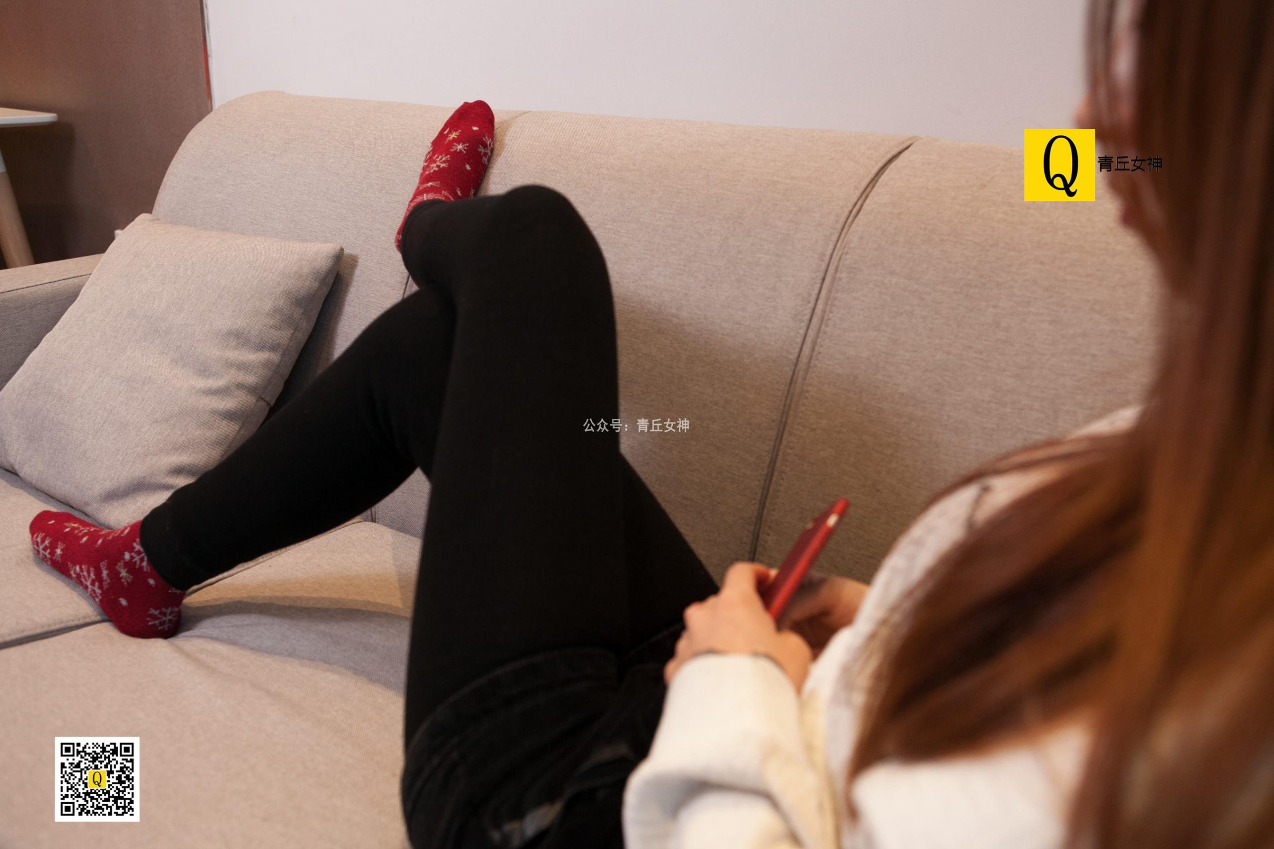 图片[25]-[青丘女神] 082 2017.12.24 秋秋 居家棉袜过圣诞 [66P] – 速更版-美库