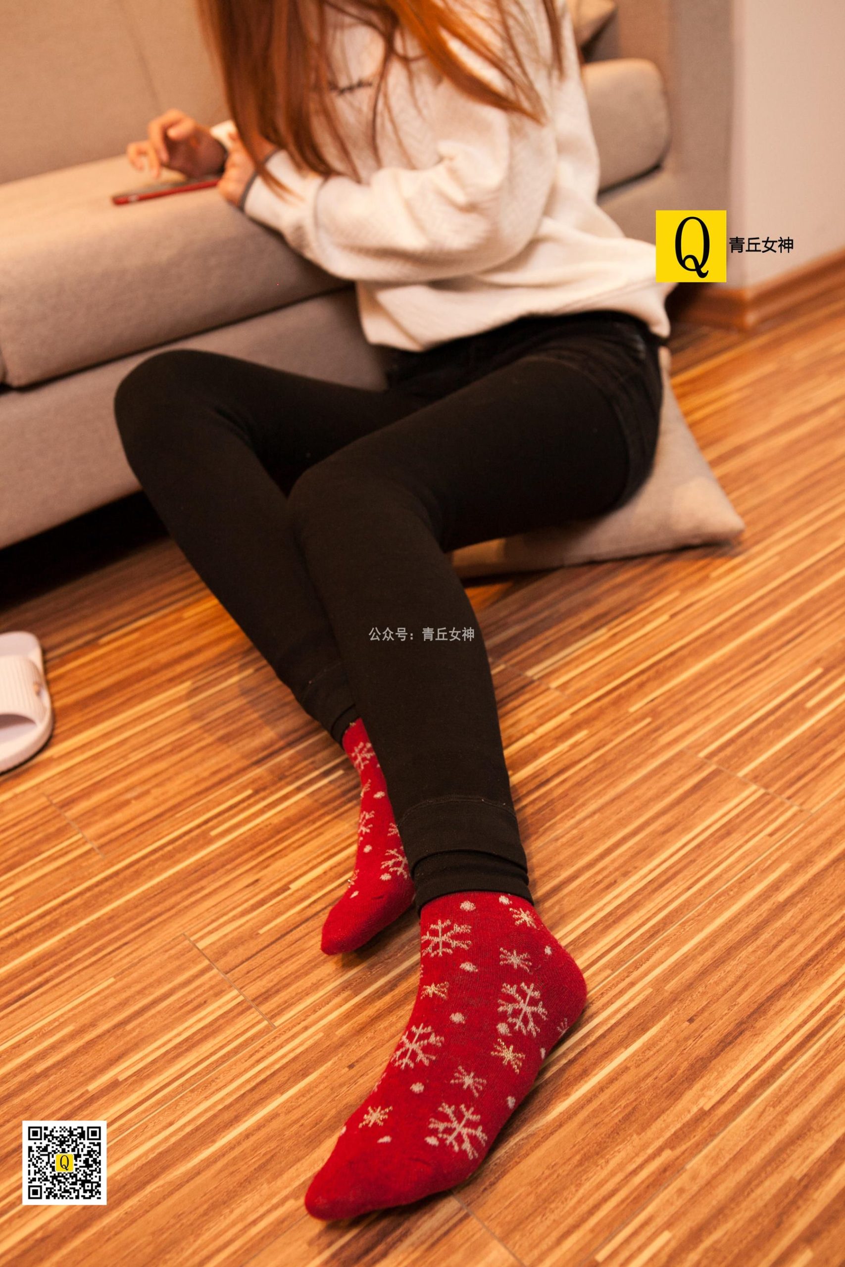 图片[36]-[青丘女神] 082 2017.12.24 秋秋 居家棉袜过圣诞 [66P] – 速更版-美库