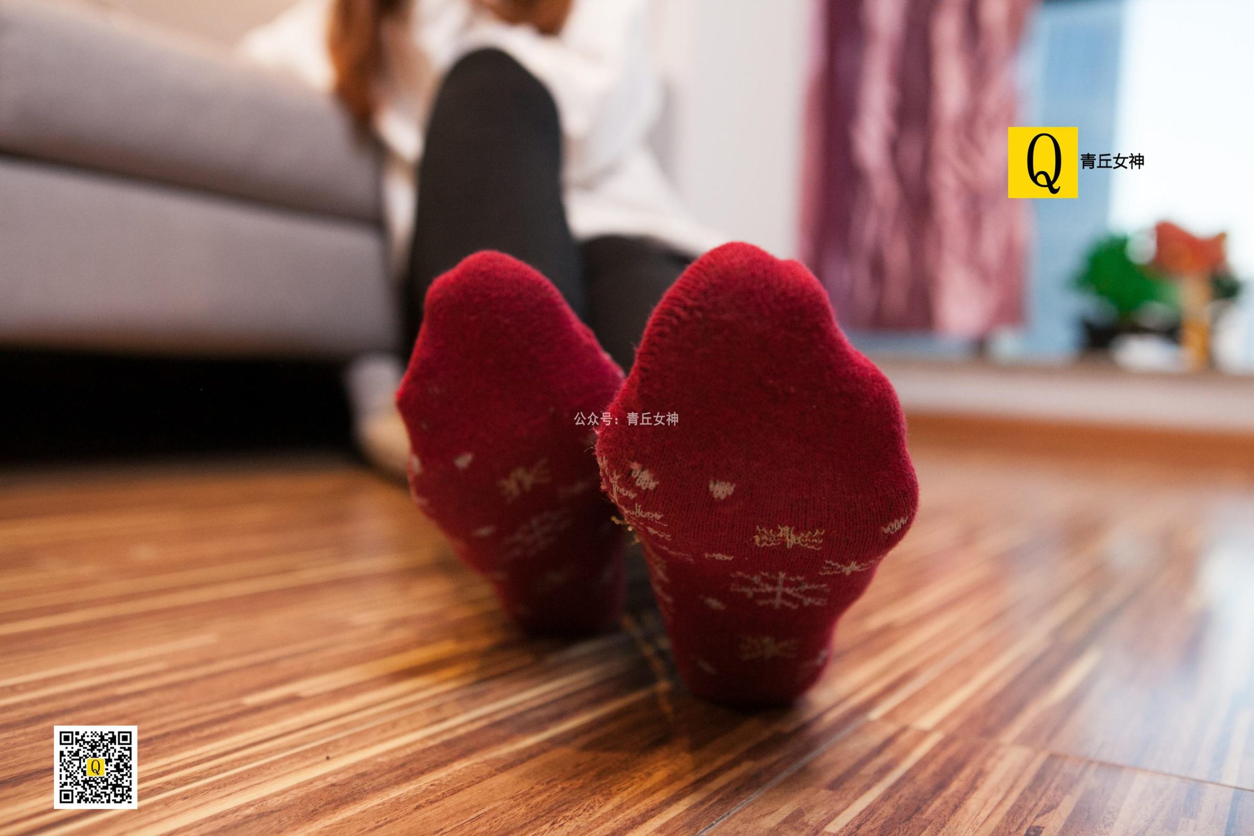 图片[41]-[青丘女神] 082 2017.12.24 秋秋 居家棉袜过圣诞 [66P] – 速更版-美库