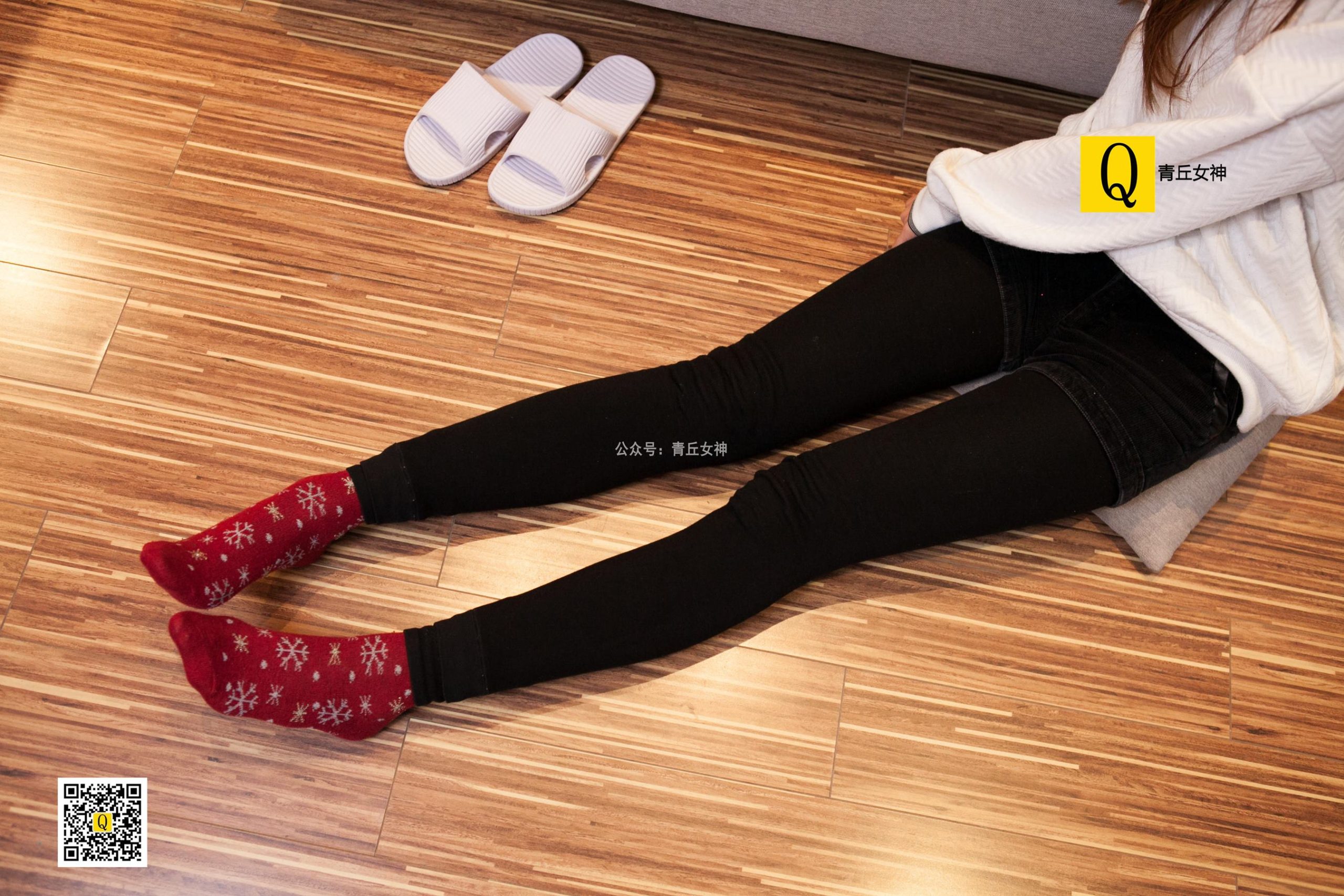 图片[52]-[青丘女神] 082 2017.12.24 秋秋 居家棉袜过圣诞 [66P] – 速更版-美库