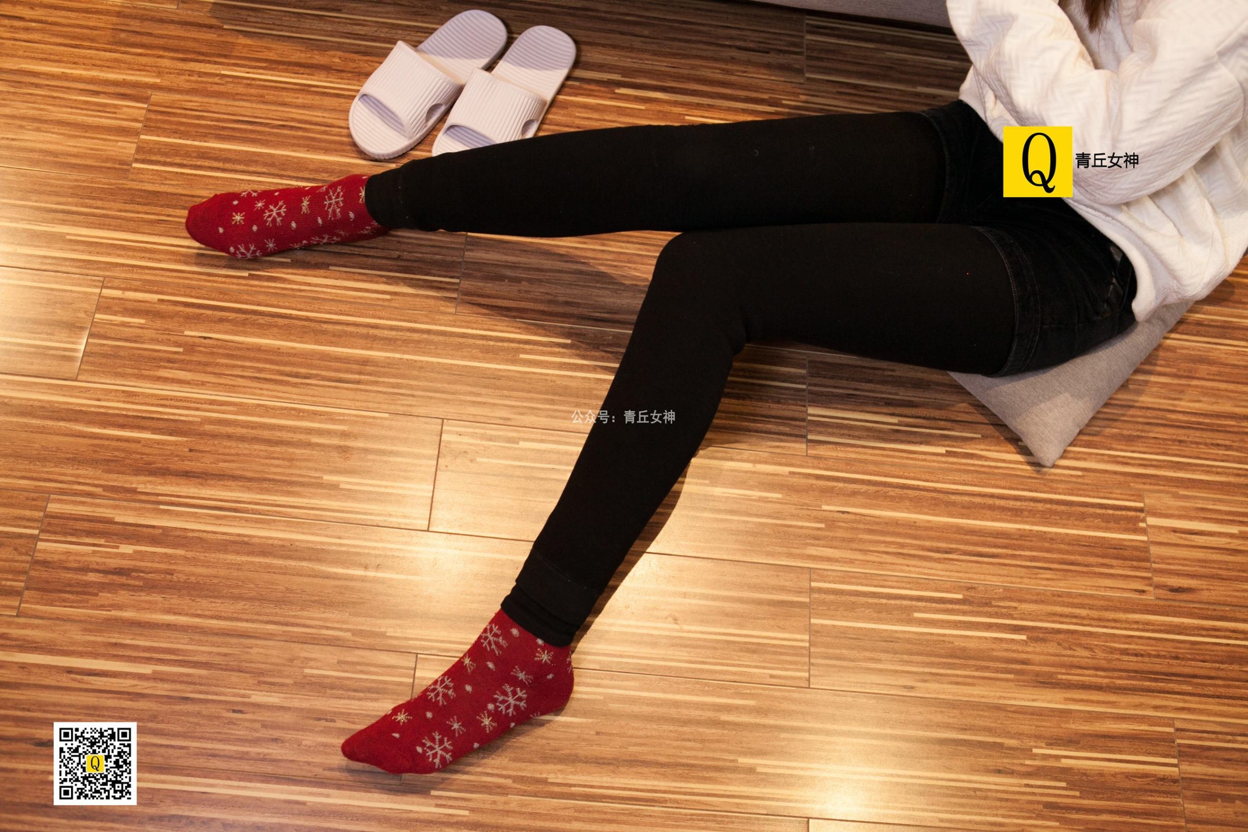 图片[54]-[青丘女神] 082 2017.12.24 秋秋 居家棉袜过圣诞 [66P] – 速更版-美库
