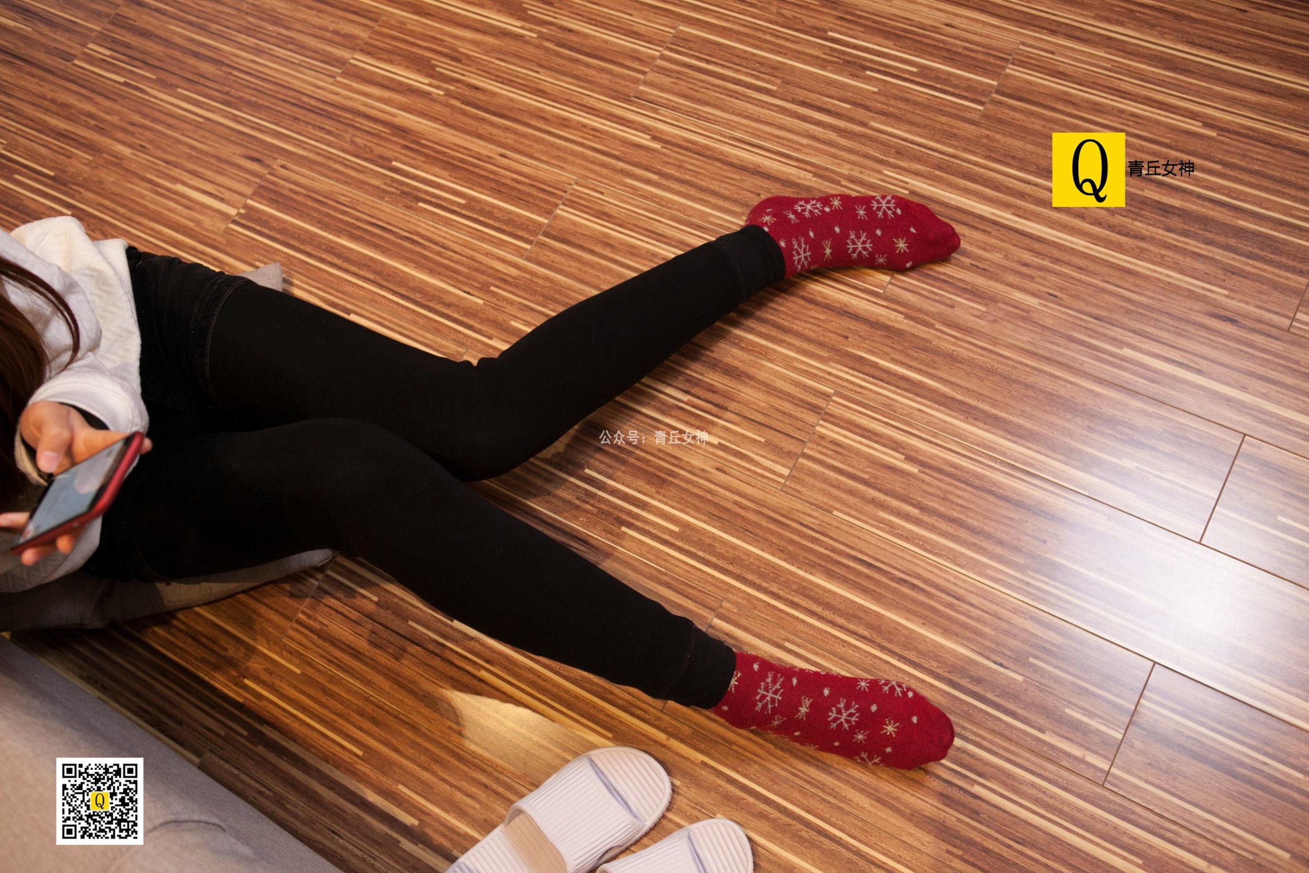 图片[55]-[青丘女神] 082 2017.12.24 秋秋 居家棉袜过圣诞 [66P] – 速更版-美库