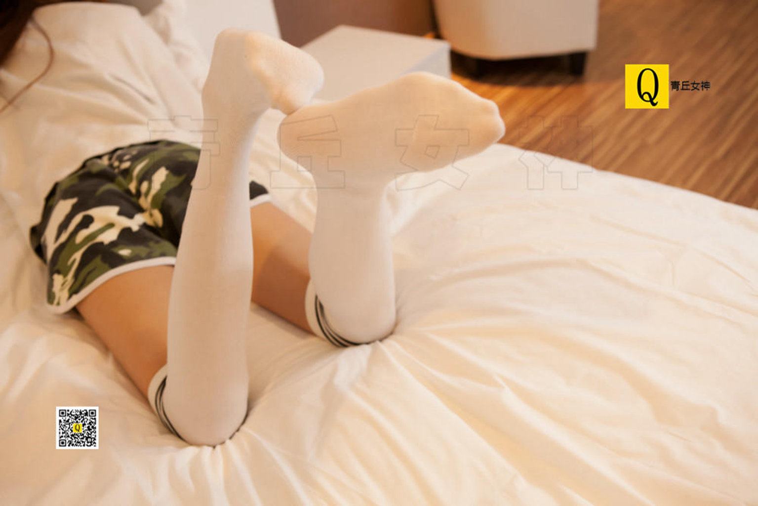 图片[86]-[青丘女神] 085 2018.01.01 秋秋 迷彩短裤 [98P] – 速更版-美库