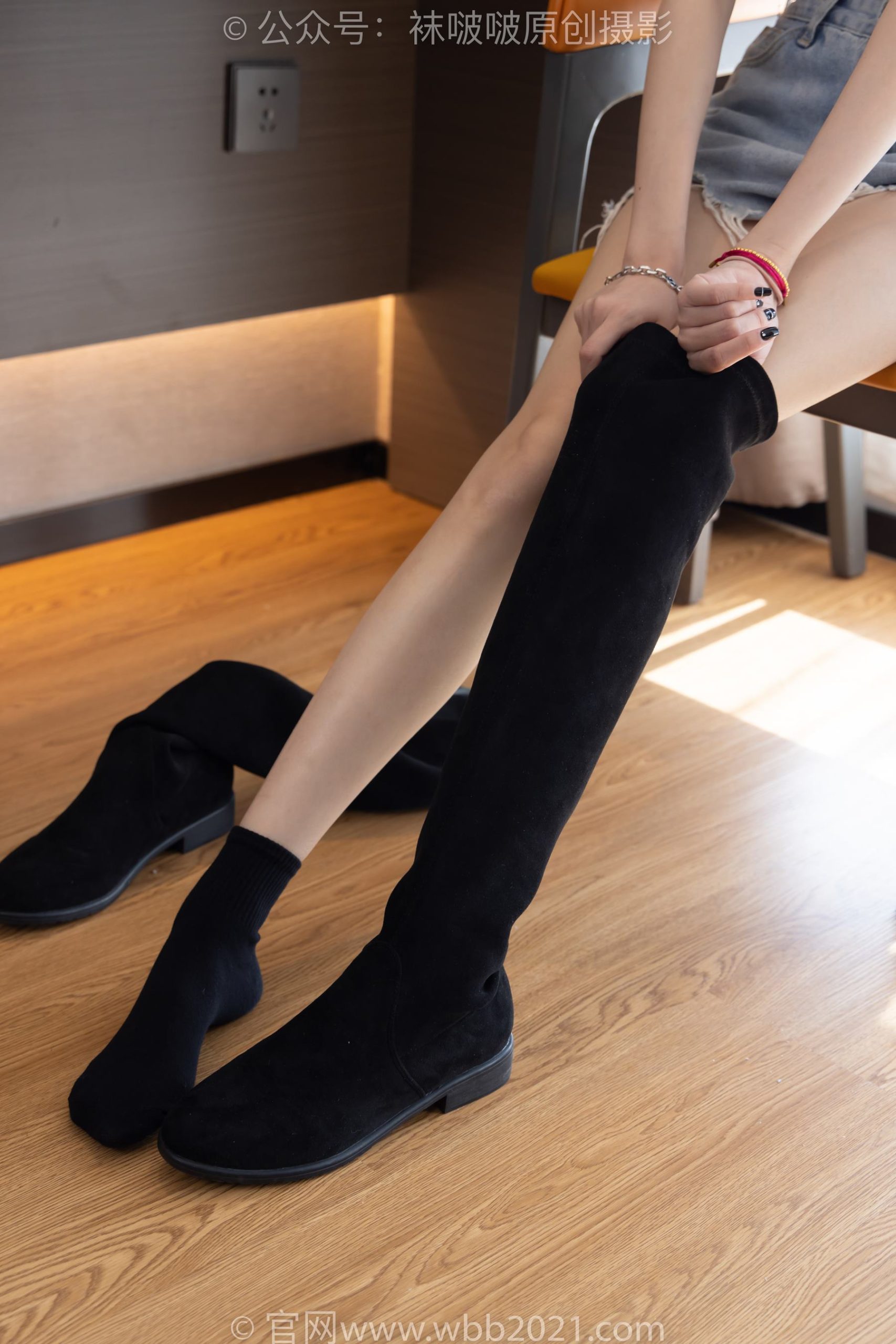 图片[13]-[BoBoSocks袜啵啵]NO.291 稚予-长靴、板鞋、白棉袜、黑棉袜、裸足[145P] – 速更版-美库