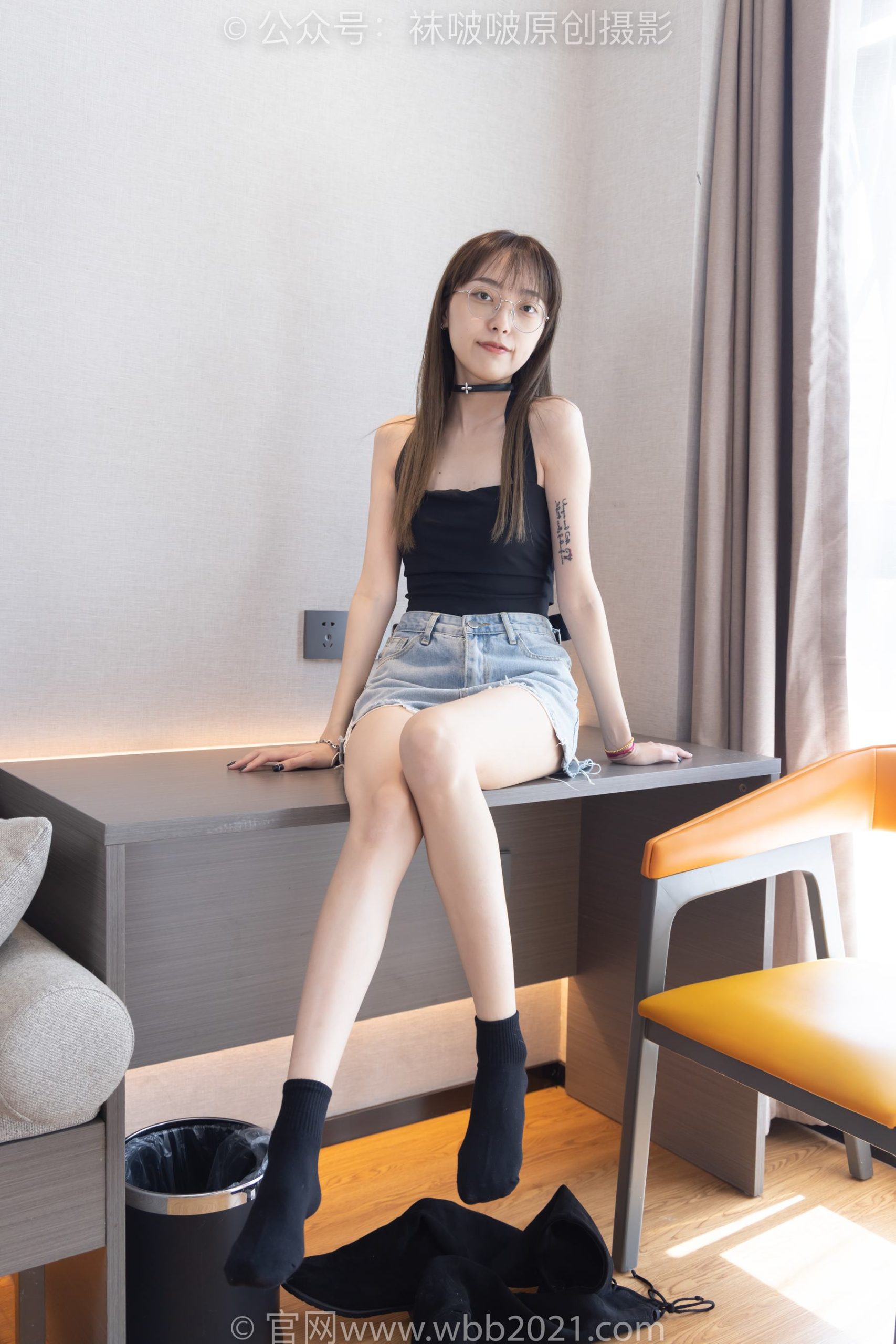 图片[16]-[BoBoSocks袜啵啵]NO.291 稚予-长靴、板鞋、白棉袜、黑棉袜、裸足[145P] – 速更版-美库
