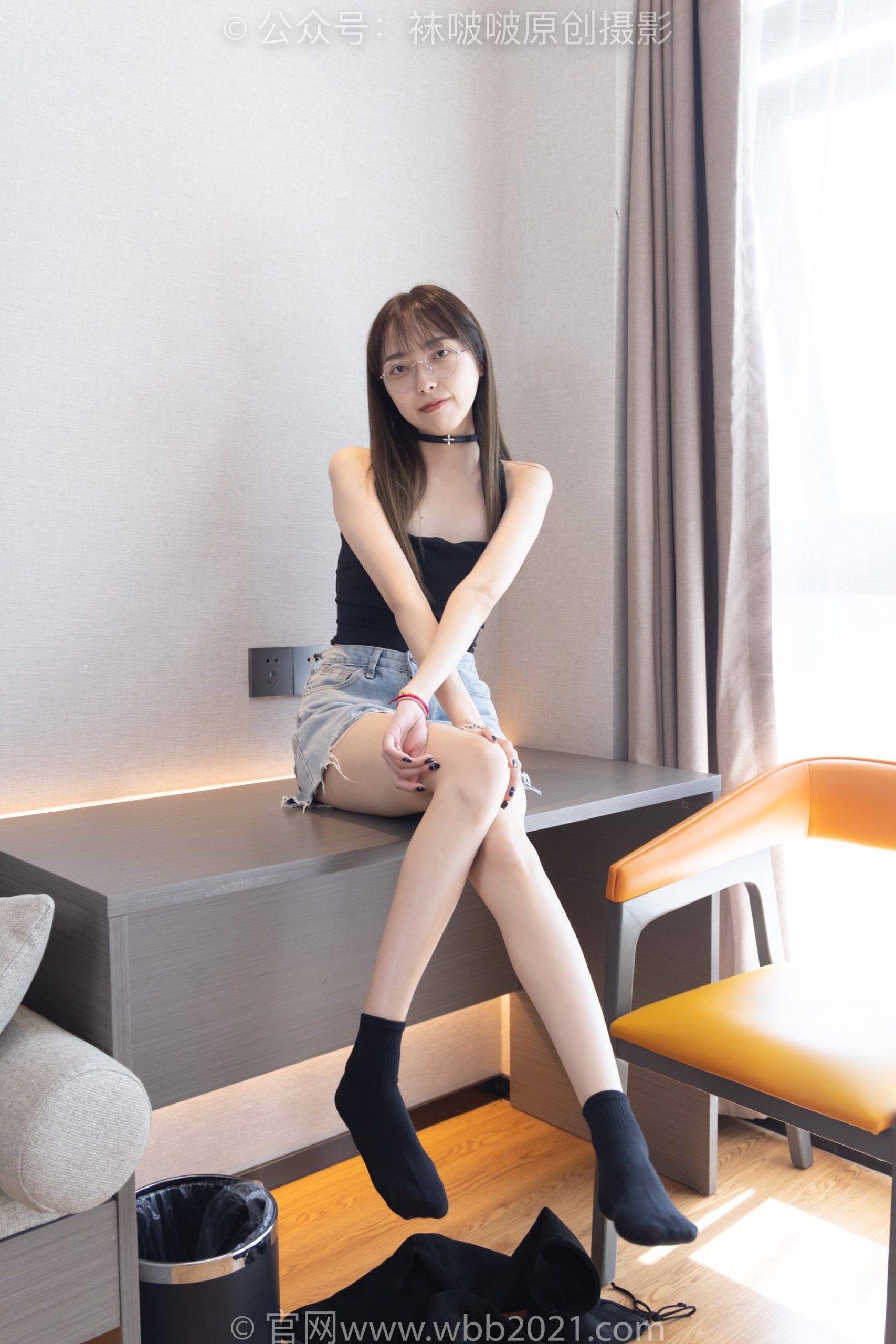 图片[18]-[BoBoSocks袜啵啵]NO.291 稚予-长靴、板鞋、白棉袜、黑棉袜、裸足[145P] – 速更版-美库