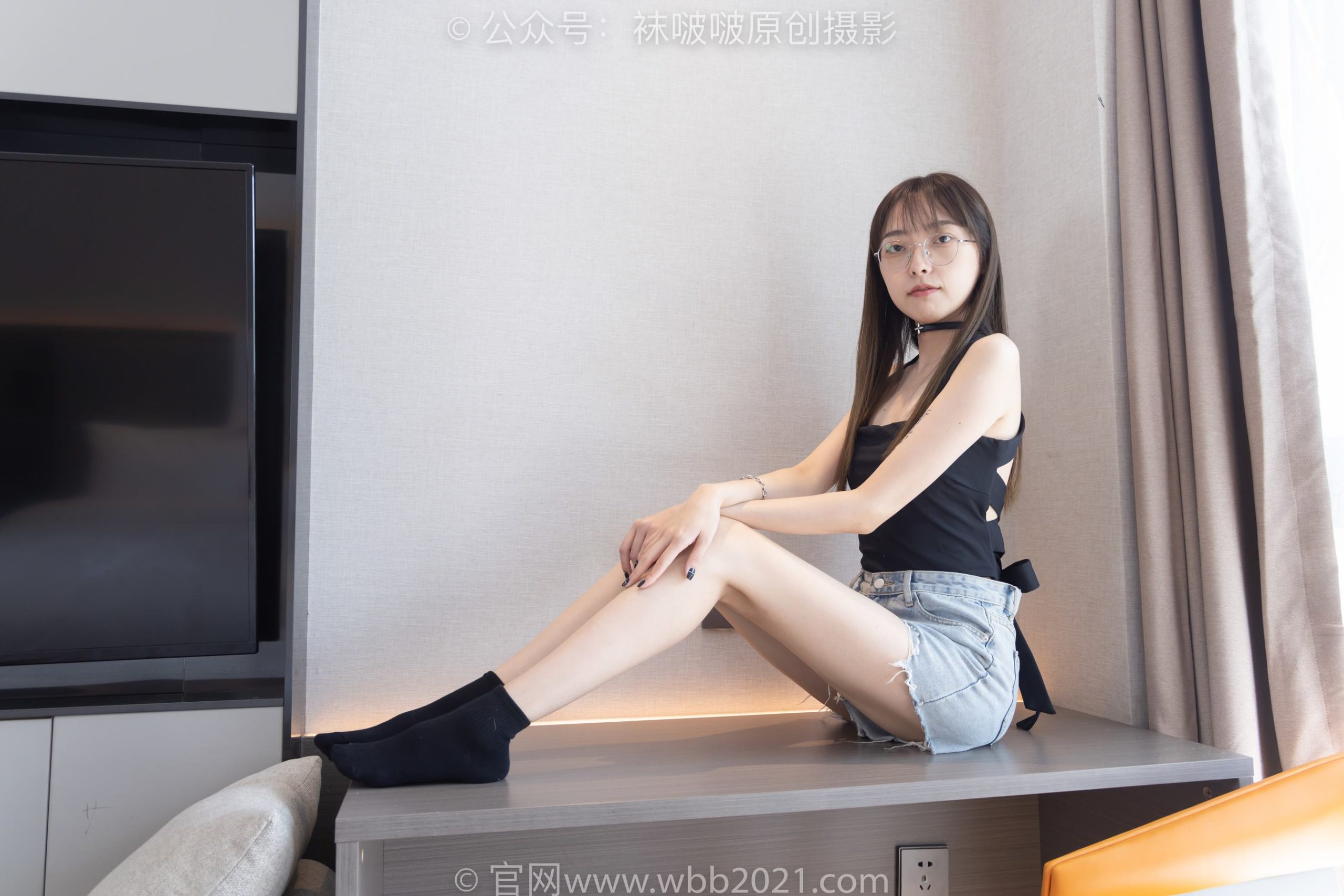 图片[25]-[BoBoSocks袜啵啵]NO.291 稚予-长靴、板鞋、白棉袜、黑棉袜、裸足[145P] – 速更版-美库