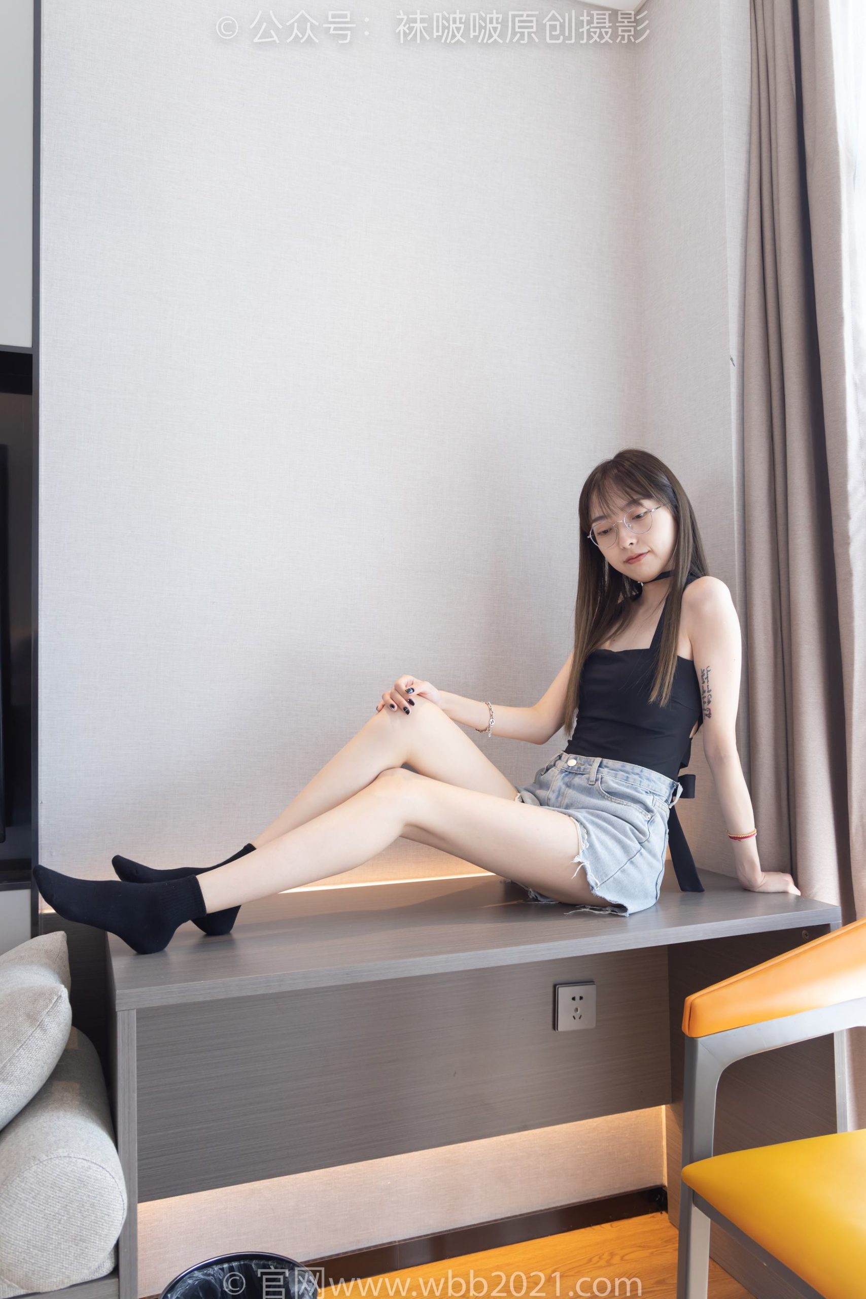 图片[34]-[BoBoSocks袜啵啵]NO.291 稚予-长靴、板鞋、白棉袜、黑棉袜、裸足[145P] – 速更版-美库