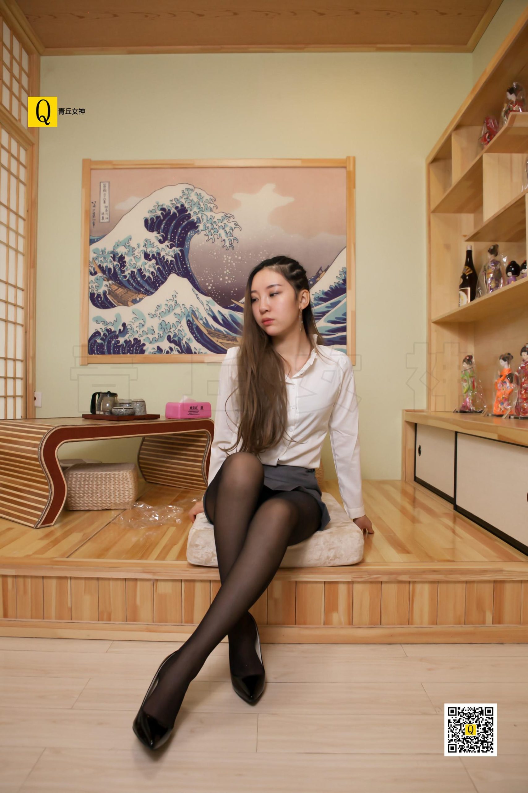 图片[82]-[青丘女神] 086 2018.01.08 新模-少华 黑丝小脚丫 [93P] – 速更版-美库