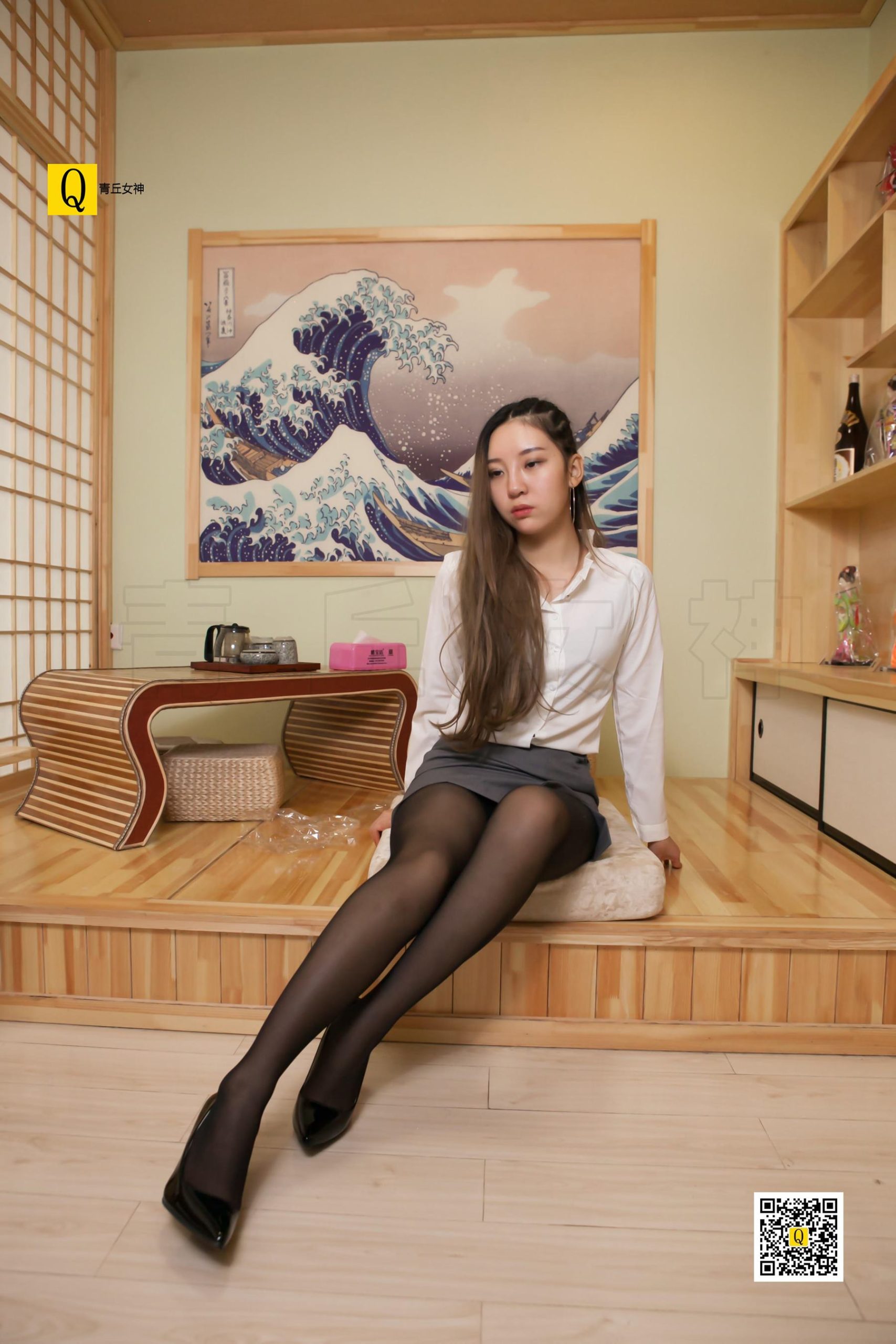 图片[83]-[青丘女神] 086 2018.01.08 新模-少华 黑丝小脚丫 [93P] – 速更版-美库