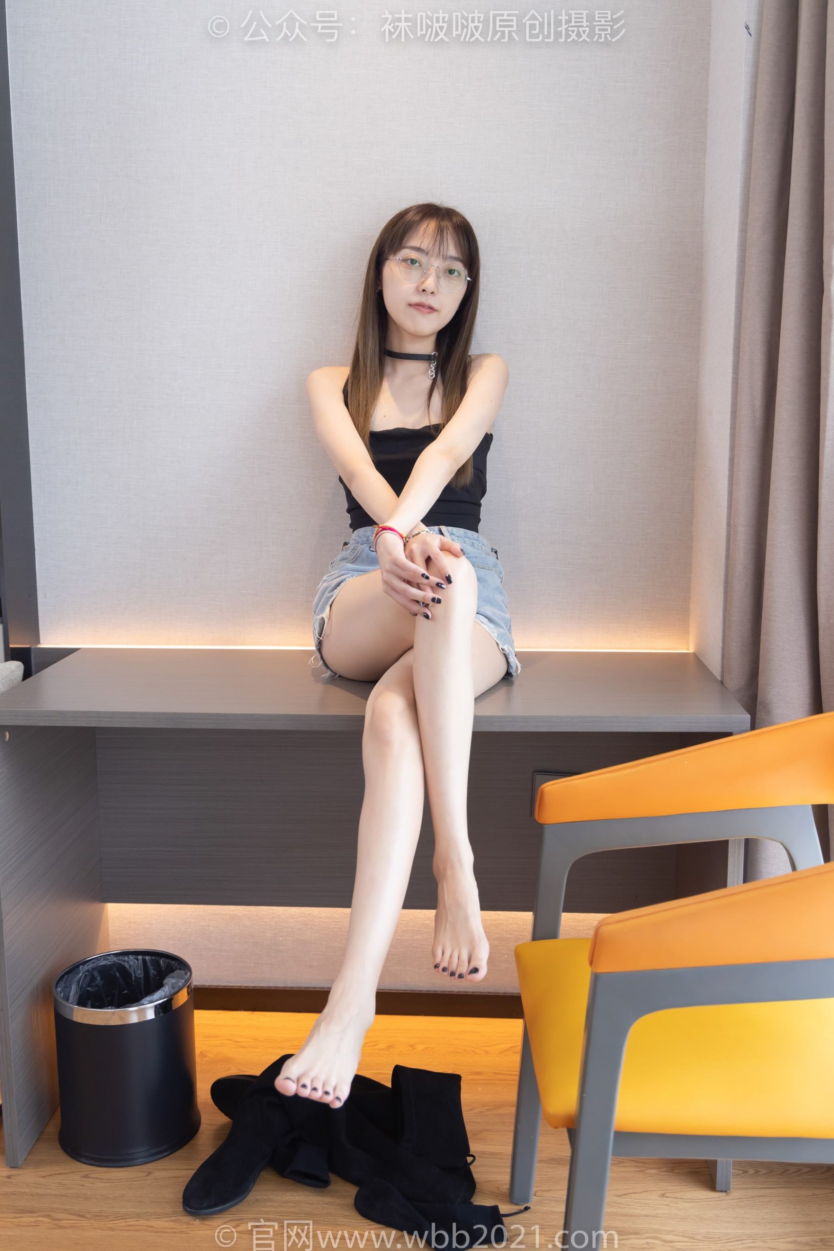 图片[135]-[BoBoSocks袜啵啵]NO.291 稚予-长靴、板鞋、白棉袜、黑棉袜、裸足[145P] – 速更版-美库