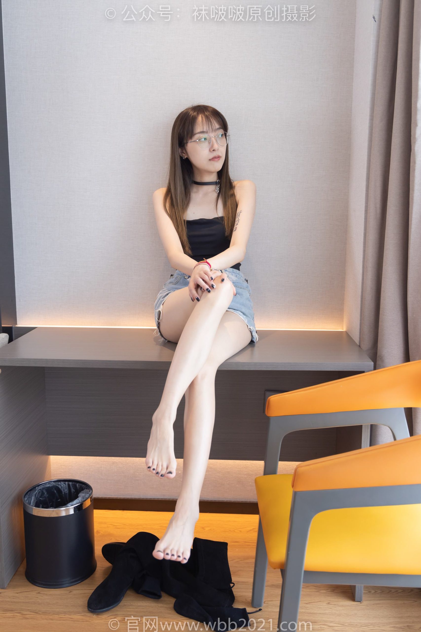 图片[136]-[BoBoSocks袜啵啵]NO.291 稚予-长靴、板鞋、白棉袜、黑棉袜、裸足[145P] – 速更版-美库