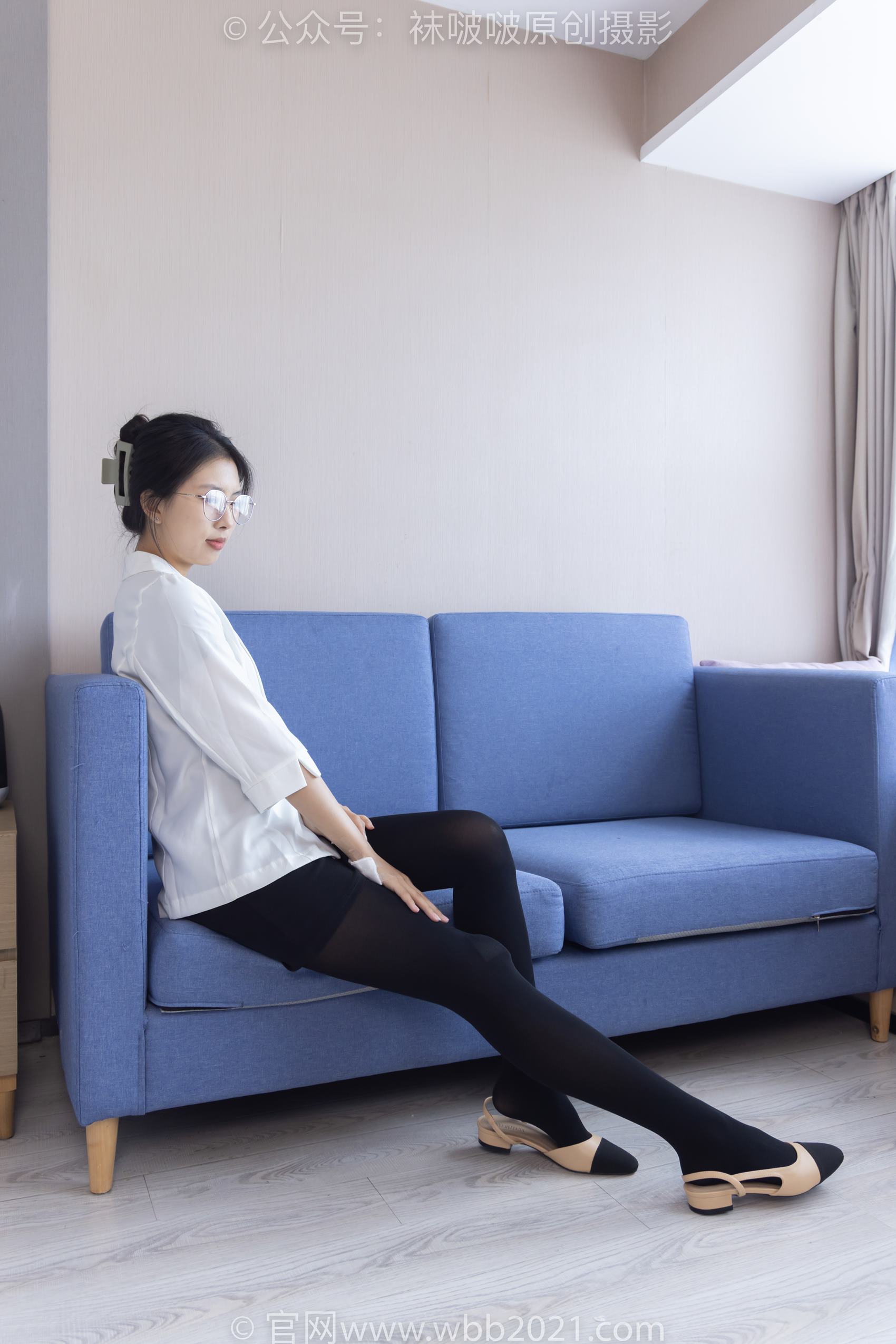 图片[20]-[BoBoSocks袜啵啵]NO.292 奶油-两双平底鞋、厚黑丝、厚肉丝[150P] – 速更版-美库