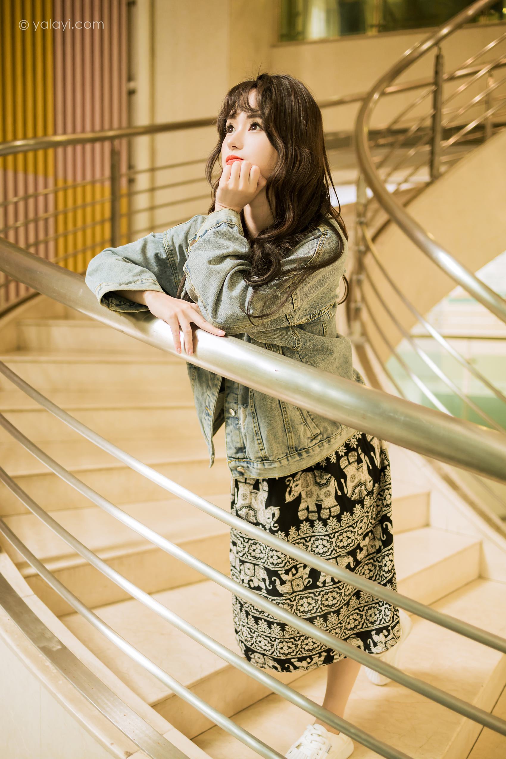 图片[13]-[YALAYI雅拉伊]2023.06.09 NO.1039 小巷听风 小亭[45+1P] – 速更版-美库