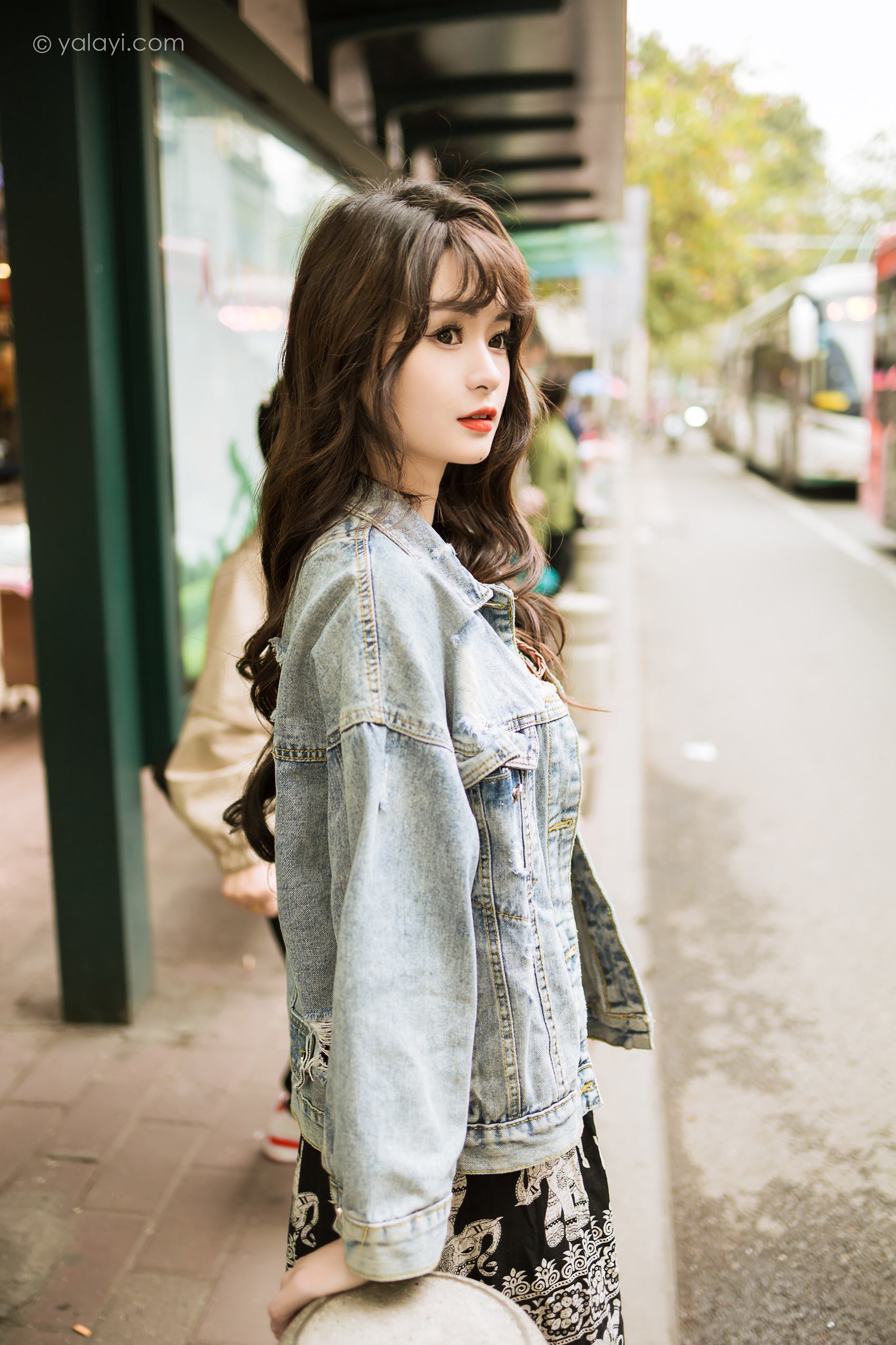 图片[23]-[YALAYI雅拉伊]2023.06.09 NO.1039 小巷听风 小亭[45+1P] – 速更版-美库