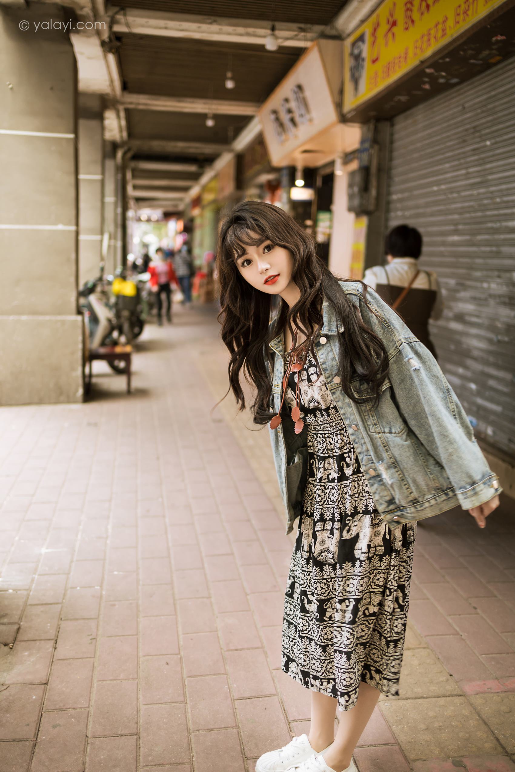 图片[31]-[YALAYI雅拉伊]2023.06.09 NO.1039 小巷听风 小亭[45+1P] – 速更版-美库