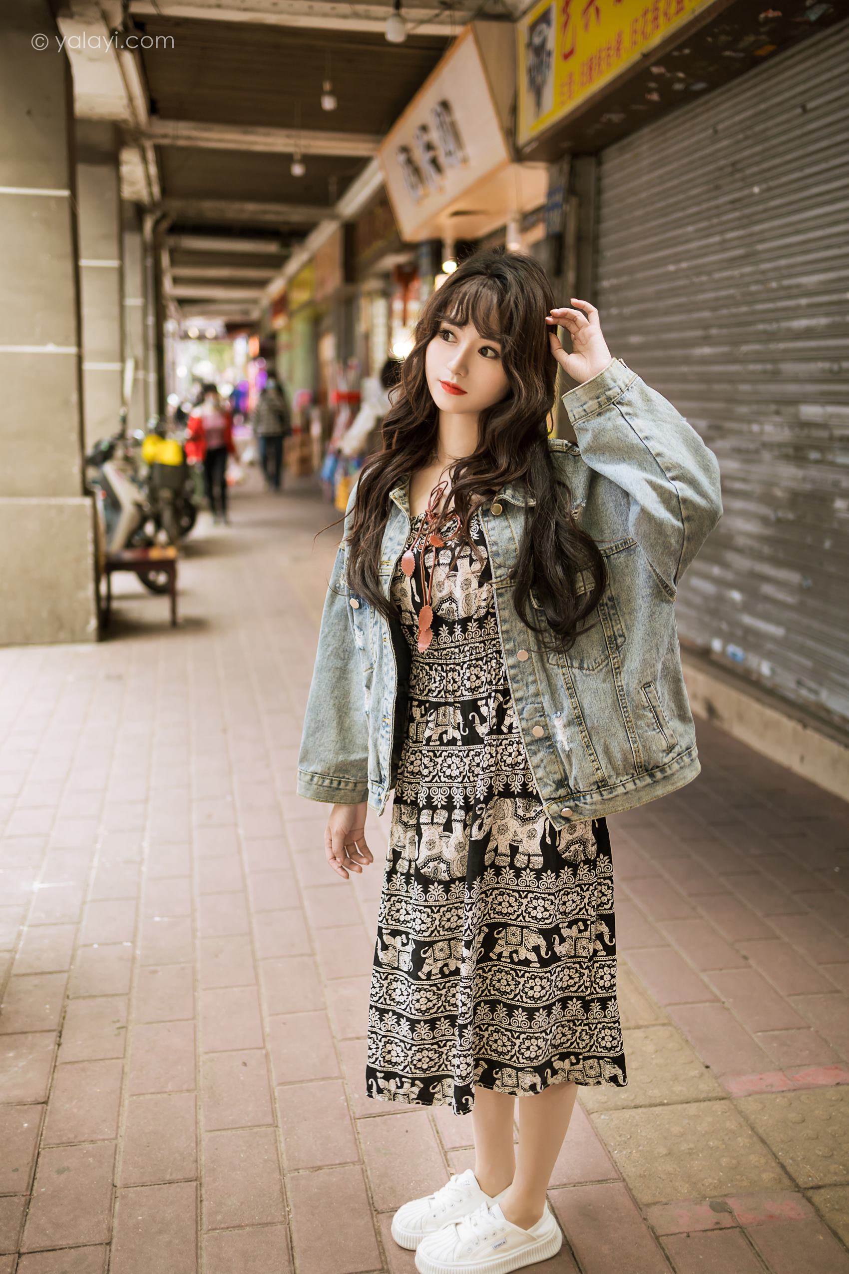 图片[32]-[YALAYI雅拉伊]2023.06.09 NO.1039 小巷听风 小亭[45+1P] – 速更版-美库