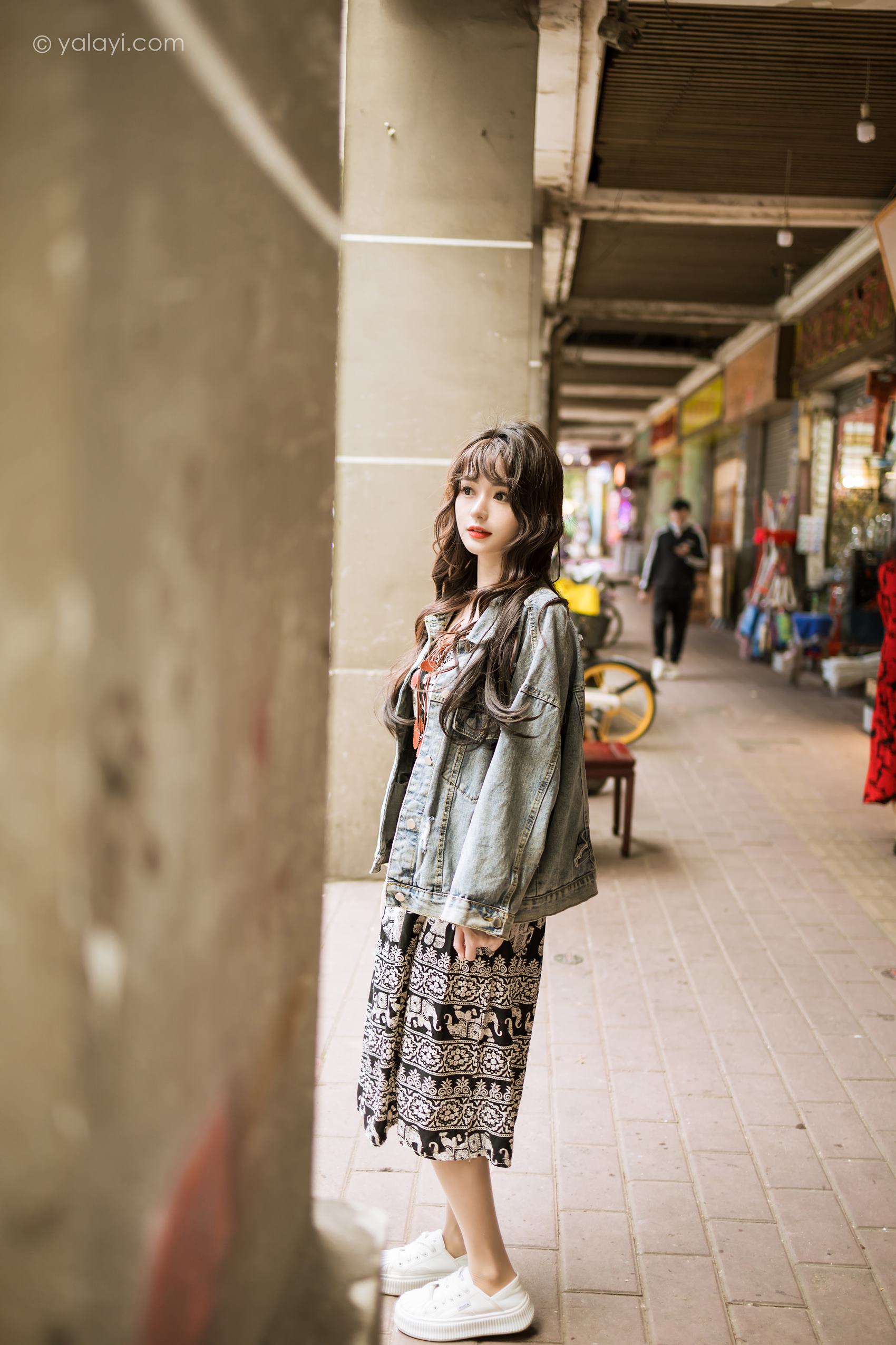 图片[34]-[YALAYI雅拉伊]2023.06.09 NO.1039 小巷听风 小亭[45+1P] – 速更版-美库