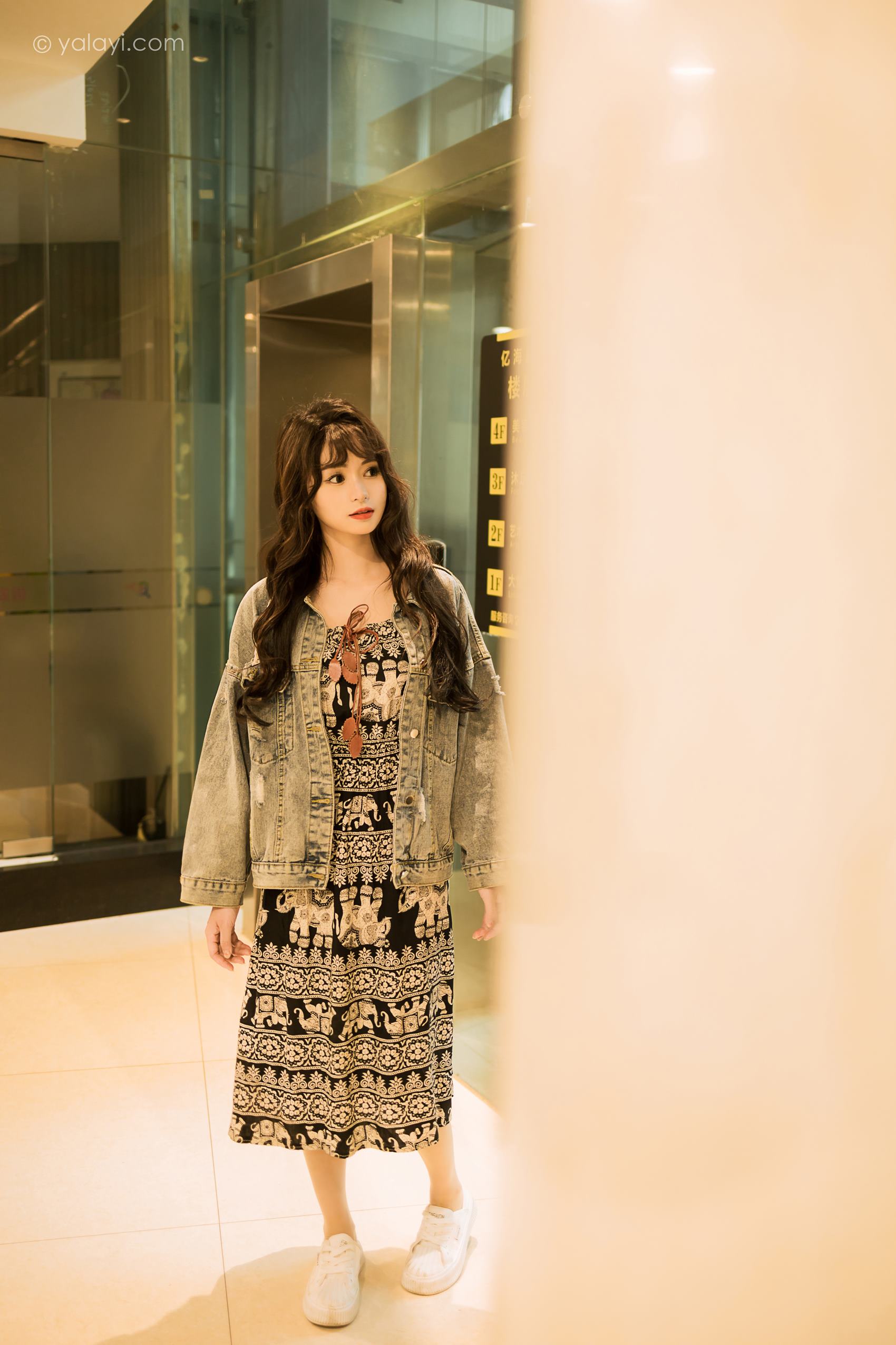 图片[37]-[YALAYI雅拉伊]2023.06.09 NO.1039 小巷听风 小亭[45+1P] – 速更版-美库