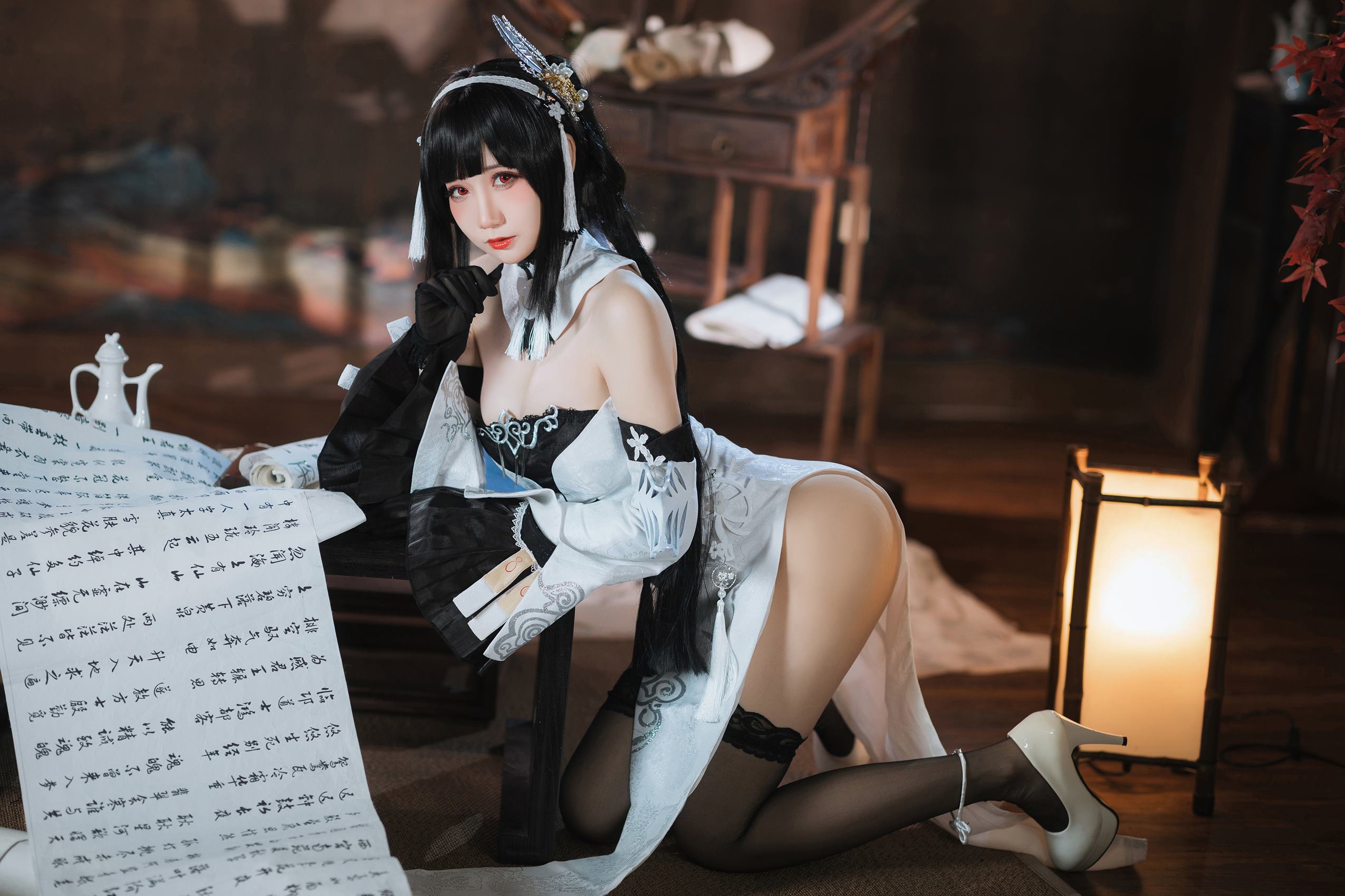 图片[12]-焖焖碳 – 碧蓝航线 镇海白黑礼服[23P] – 速更版-美库