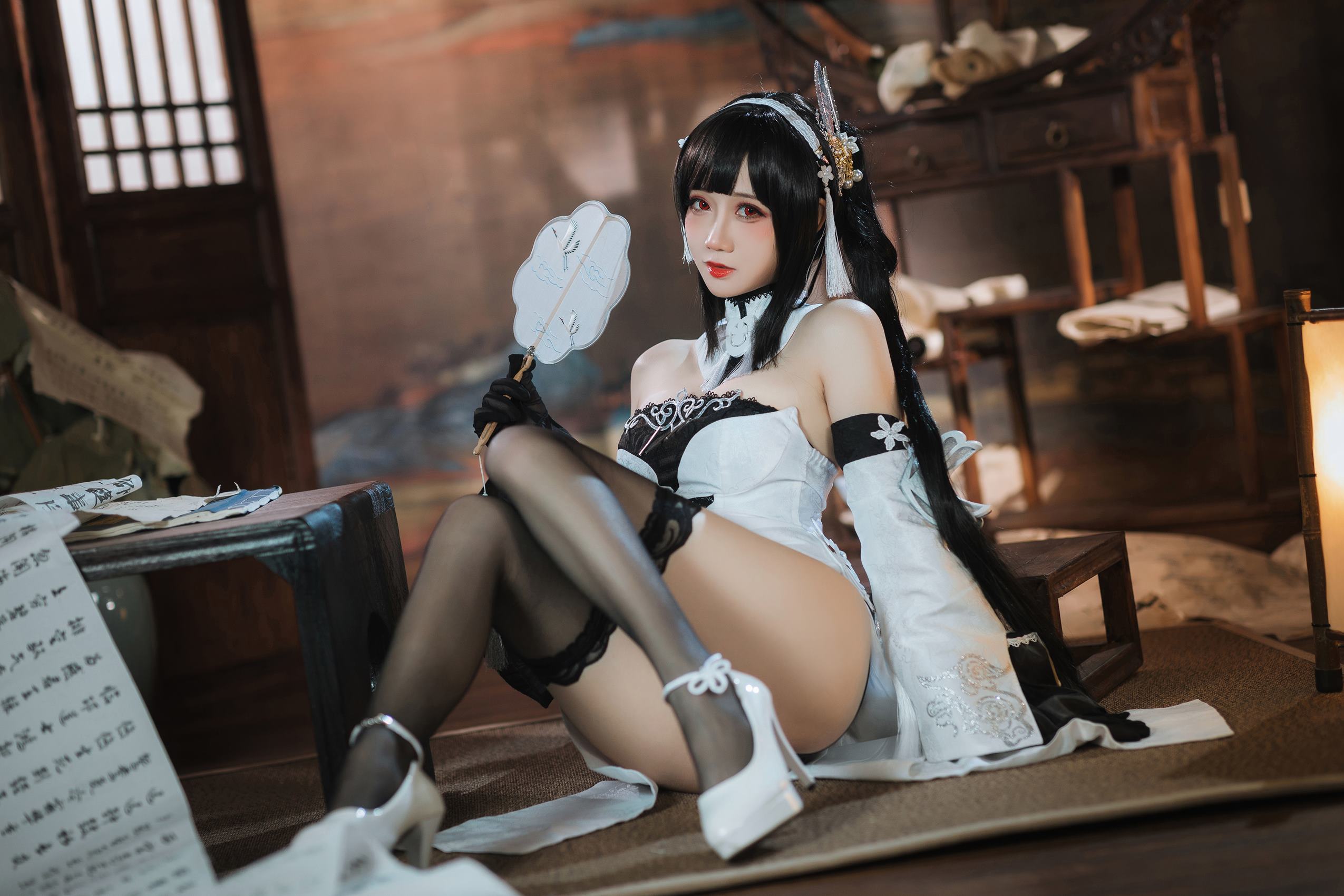 图片[16]-焖焖碳 – 碧蓝航线 镇海白黑礼服[23P] – 速更版-美库